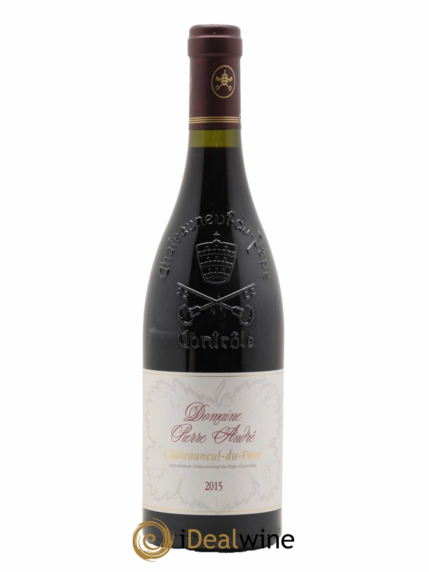 Châteauneuf-du-Pape Pierre André (Domaine) 2015 - Lot de 1 bouteille - 0