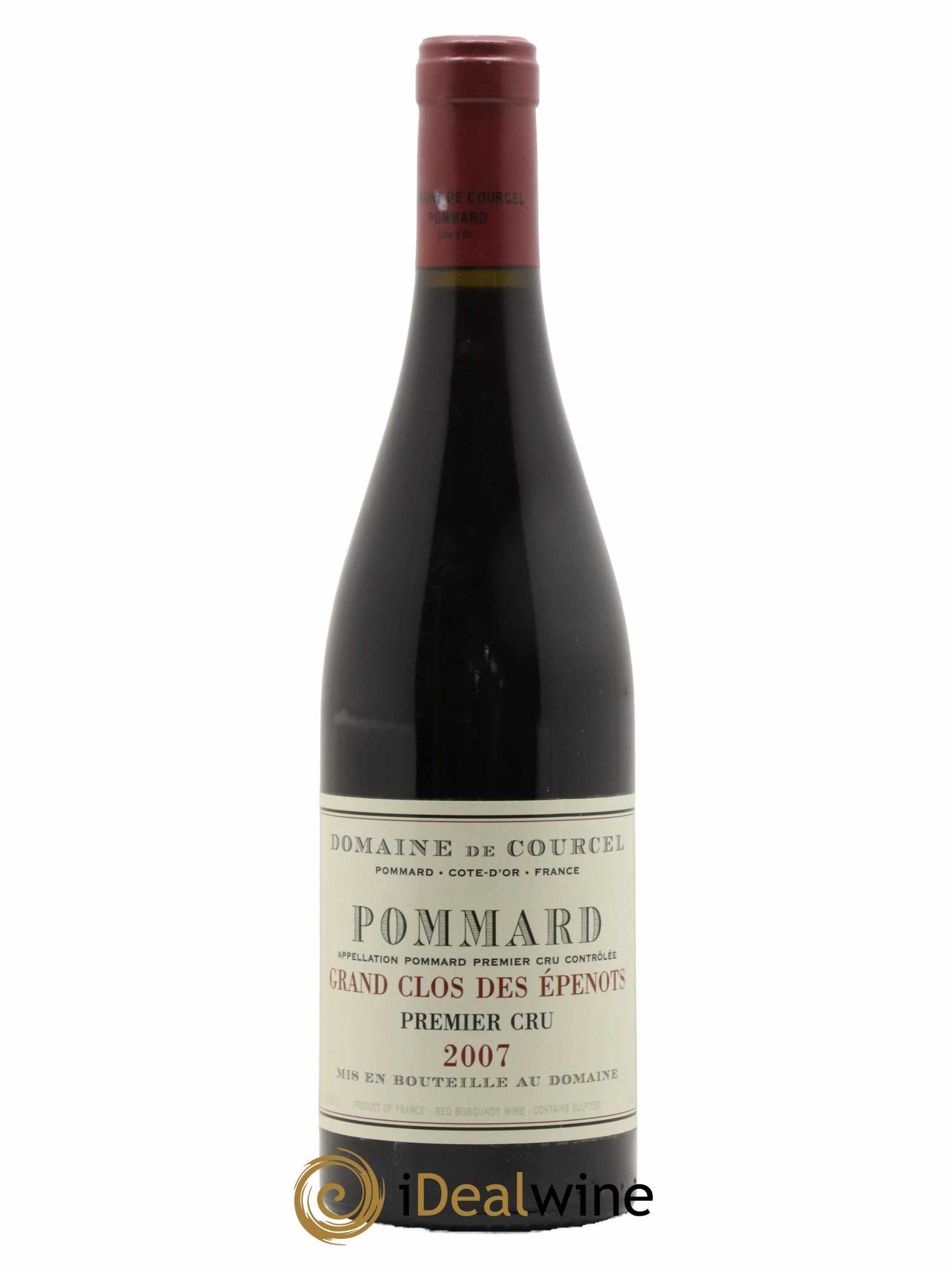 Pommard 1er Cru Grand Clos des Epenots de Courcel (Domaine) 2007 - Lot de 1 bouteille - 0