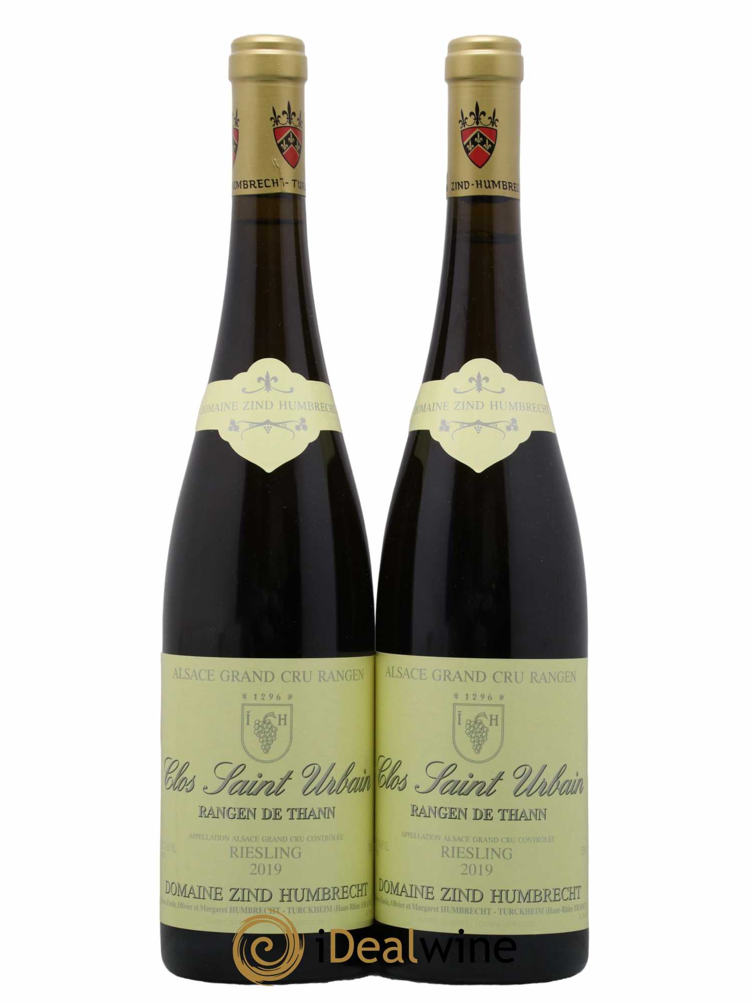 Alsace Riesling Grand Cru Rangen de Thann Clos Saint Urbain Zind-Humbrecht (Domaine) 2019 - Lot de 2 bouteilles - 0