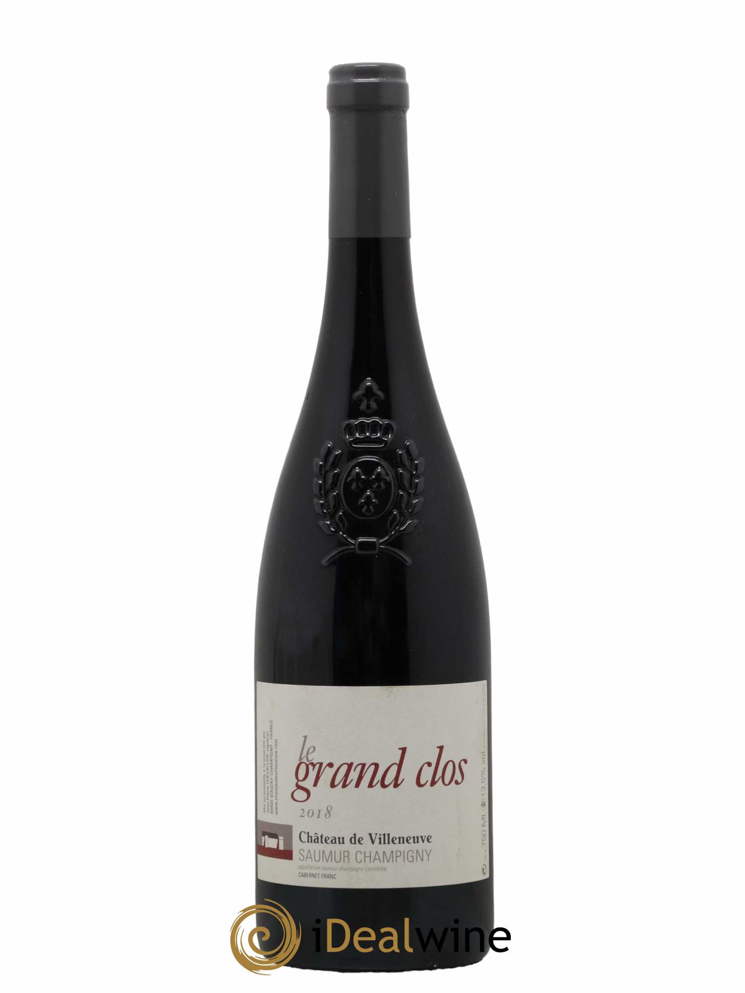Saumur-Champigny Le Grand Clos Château de Villeneuve 2018 - Lot de 1 bouteille - 0