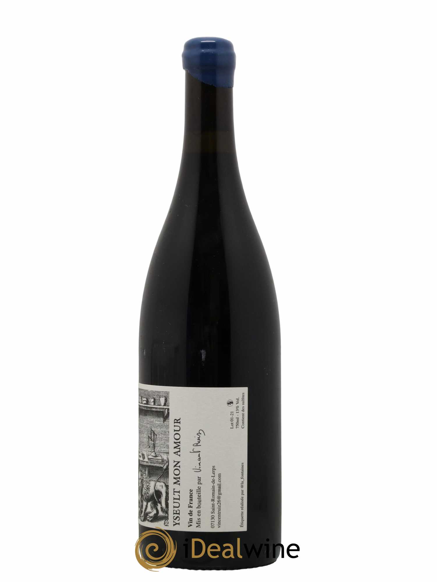 Vin de France Yseult Mon Amour Vincent Ruiz 2021 - Lot de 1 bouteille - 1