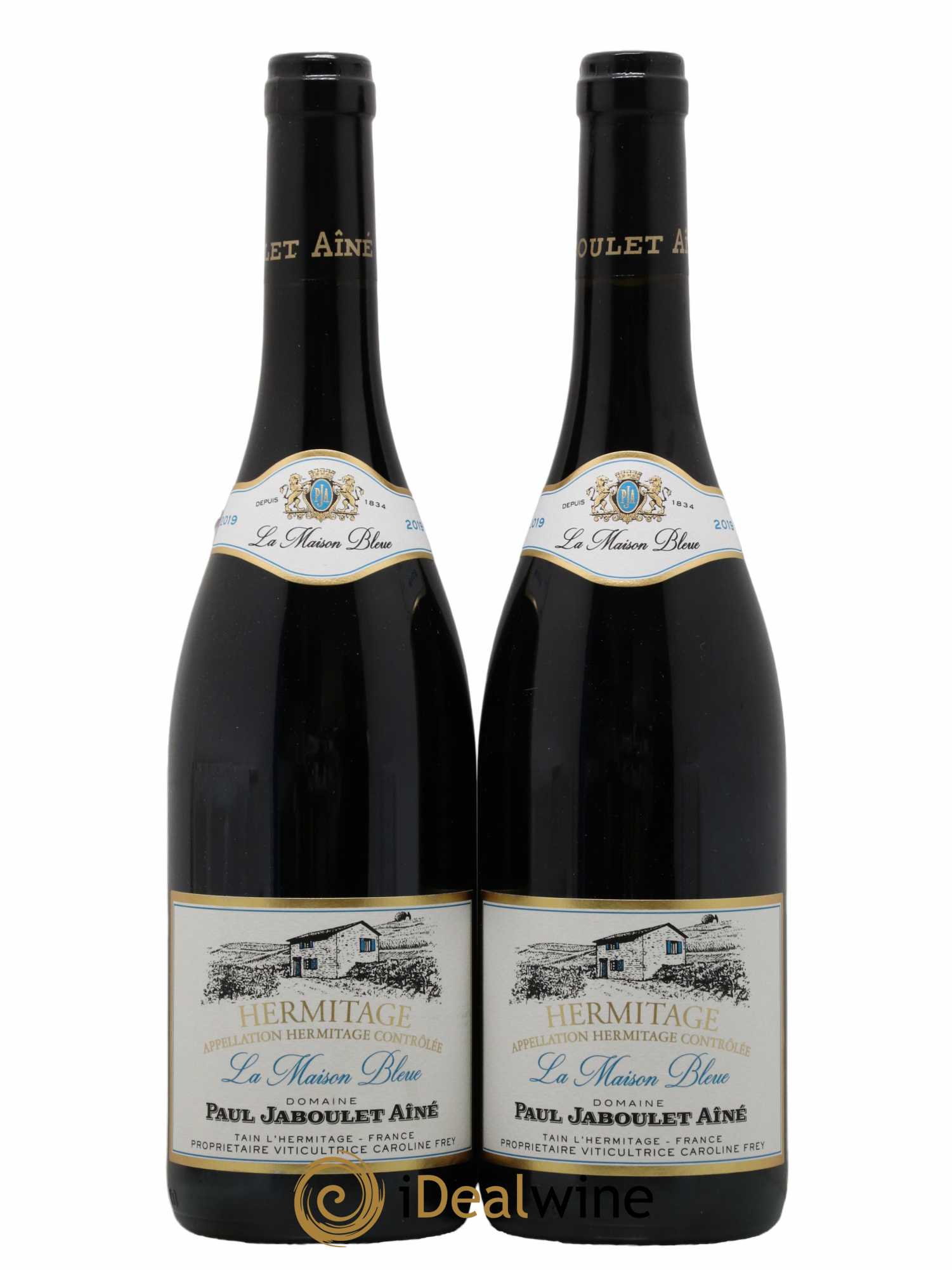 Hermitage La Maison Bleue Paul Jaboulet Ainé 2019 - Lot de 2 bouteilles - 0