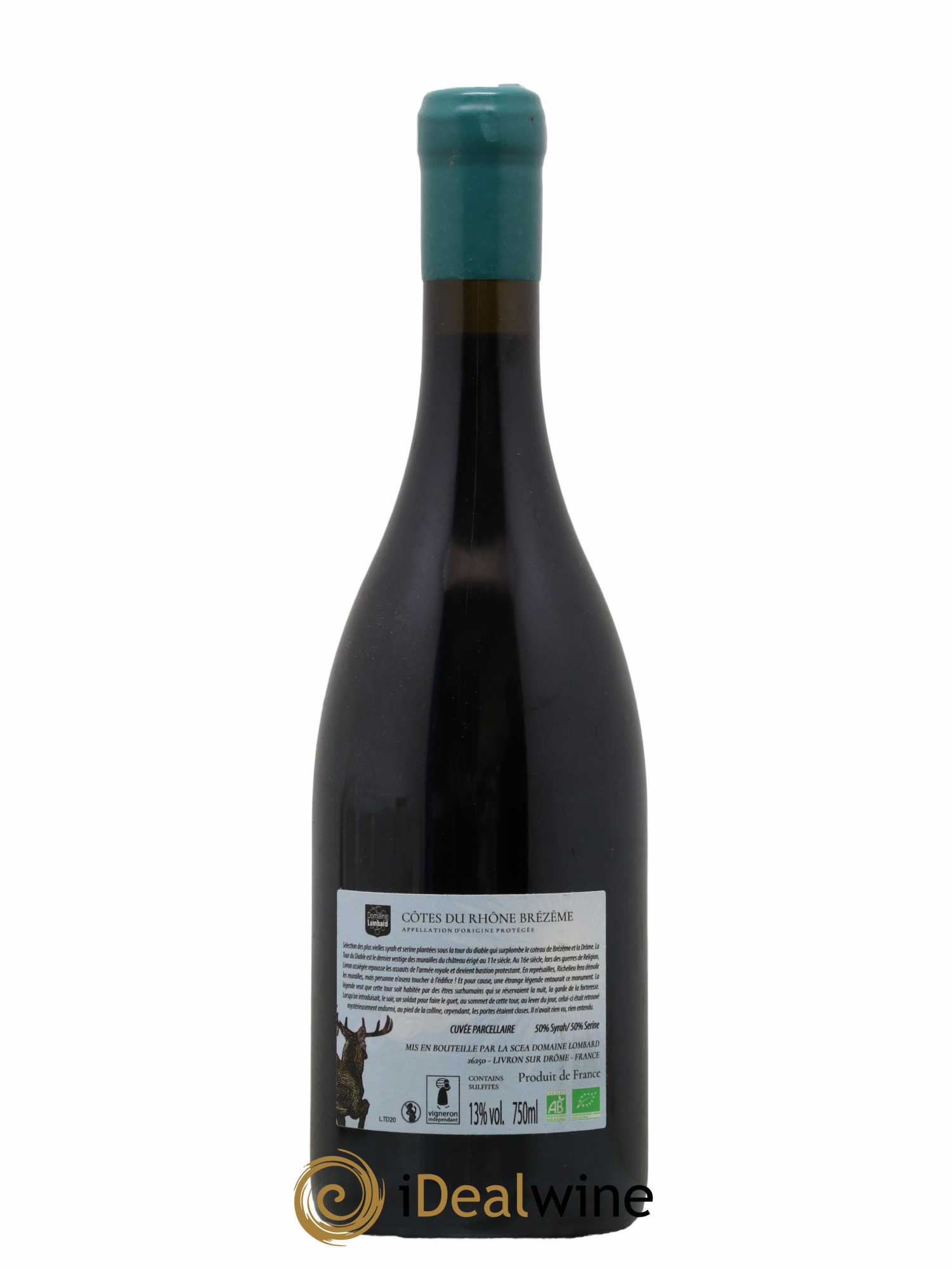 Côtes-du-Rhône La Tour Diable Domaine Lombard Brezeme 2020 - Lot de 1 bouteille - 1