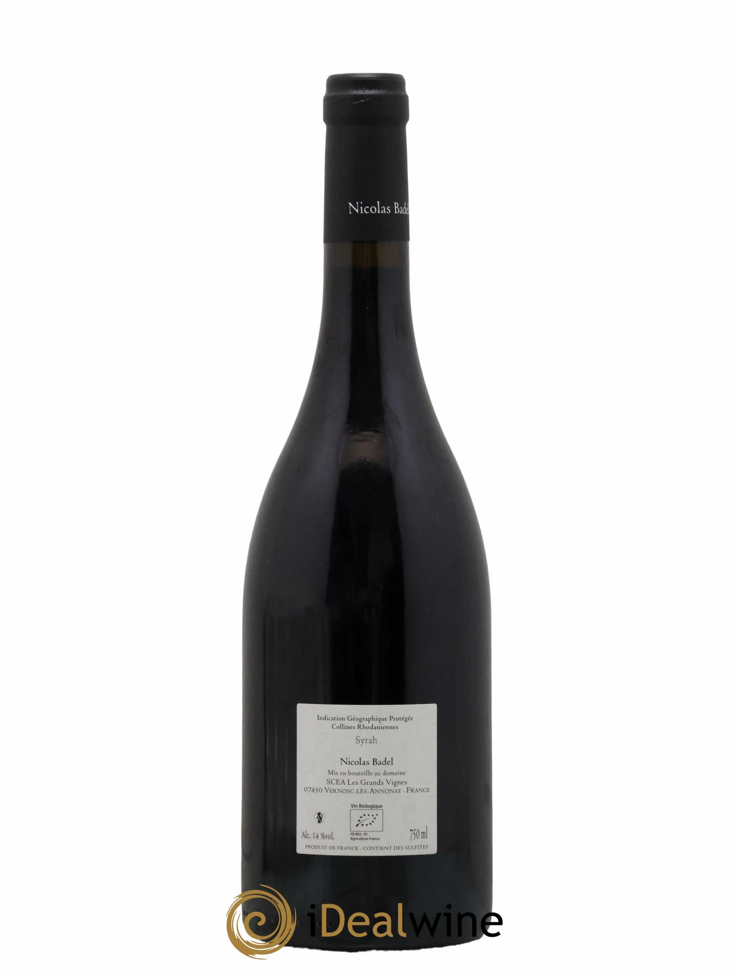 Collines Rhodaniennes Cuvée Intuition Nicolas Badel 2017 - Lot de 1 bouteille - 1