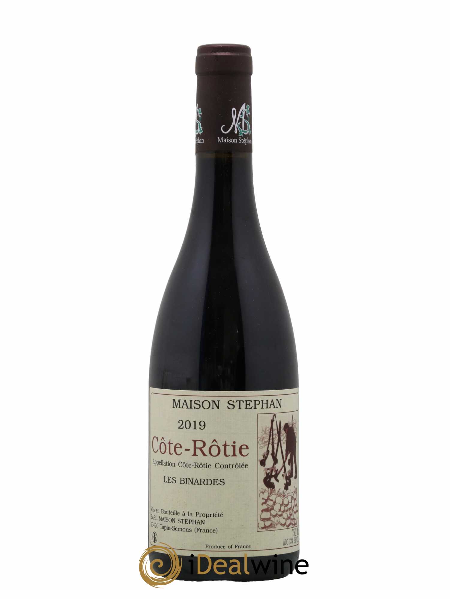 Côte-Rôtie Les Binardes Jean-Michel Stephan 2019 - Lot de 1 bouteille - 0