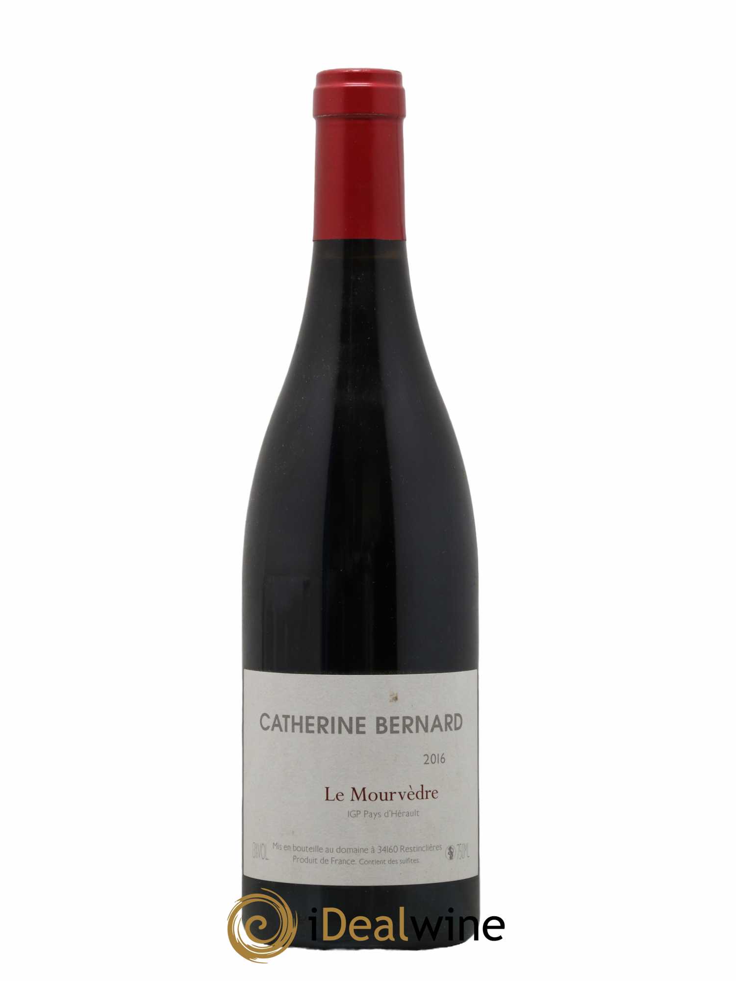 Pays d'Hérault Le Mourvèdre Catherine Bernard 2016 - Lot de 1 bouteille - 0