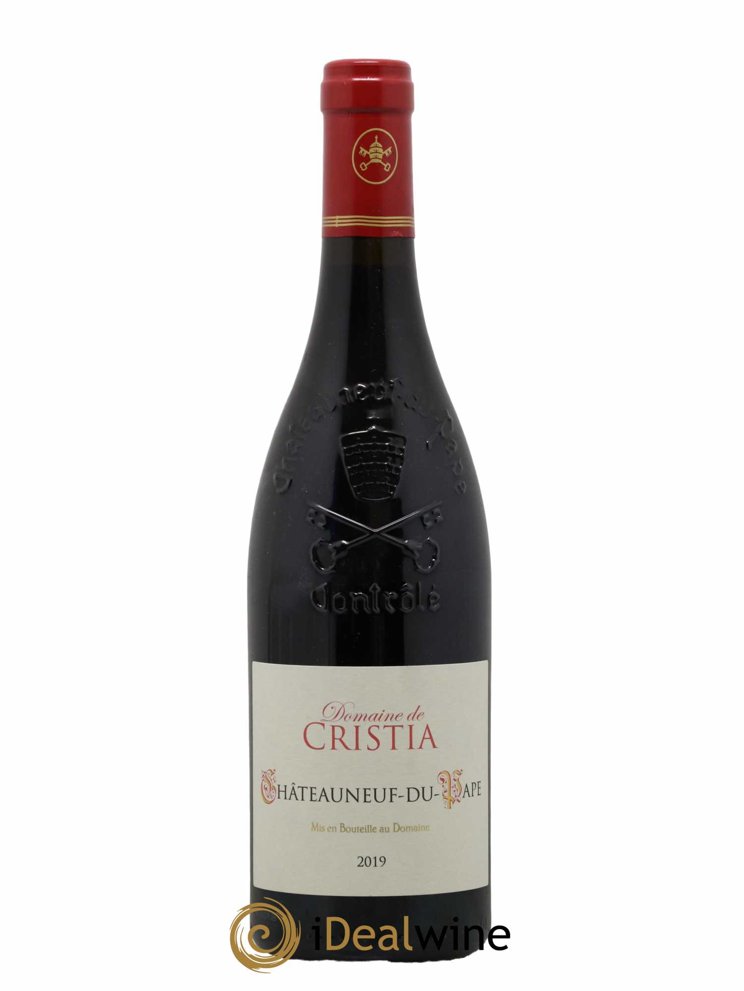 Châteauneuf-du-Pape Domaine de Cristia 2019 - Lot de 1 bouteille - 0