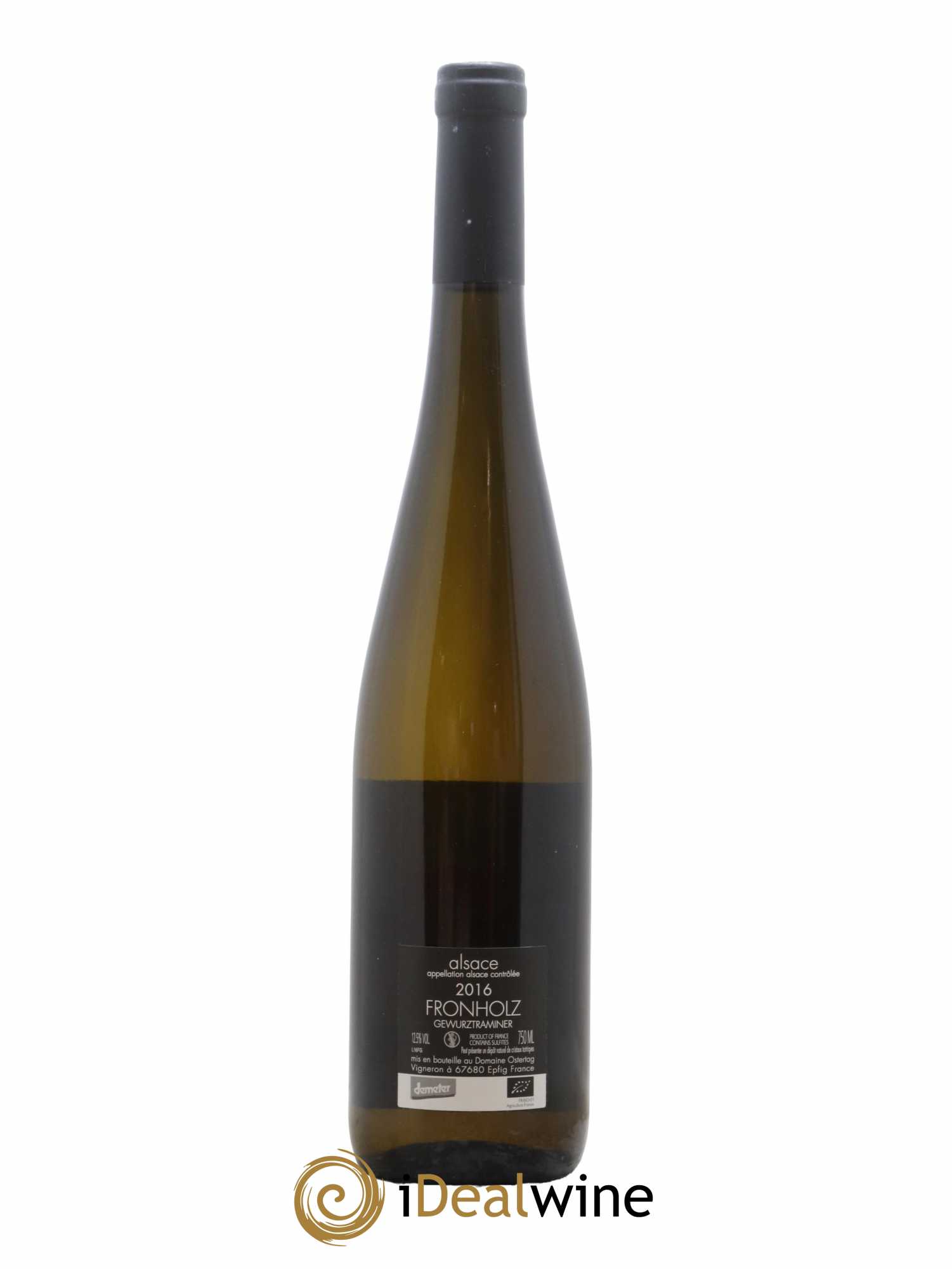 Alsace Gewurztraminer Fronholz A l'Orient d'Eden Ostertag (Domaine) 2016 - Lotto di 1 bottiglia - 1