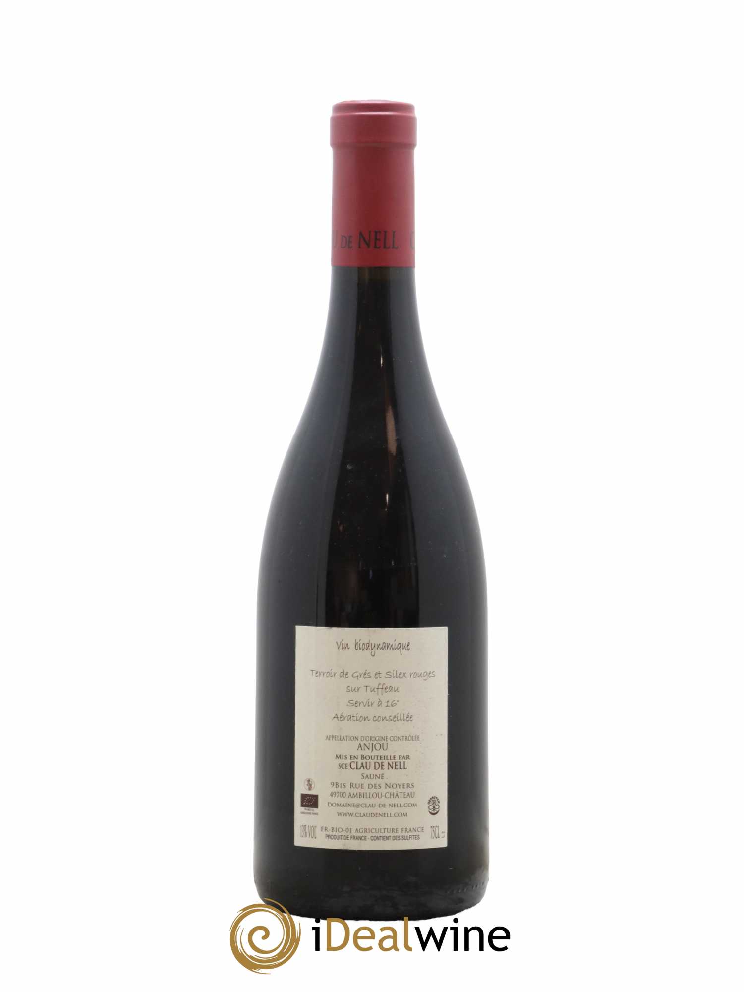Anjou Cabernet franc Clau de Nell 2014 - Lot de 1 bouteille - 1
