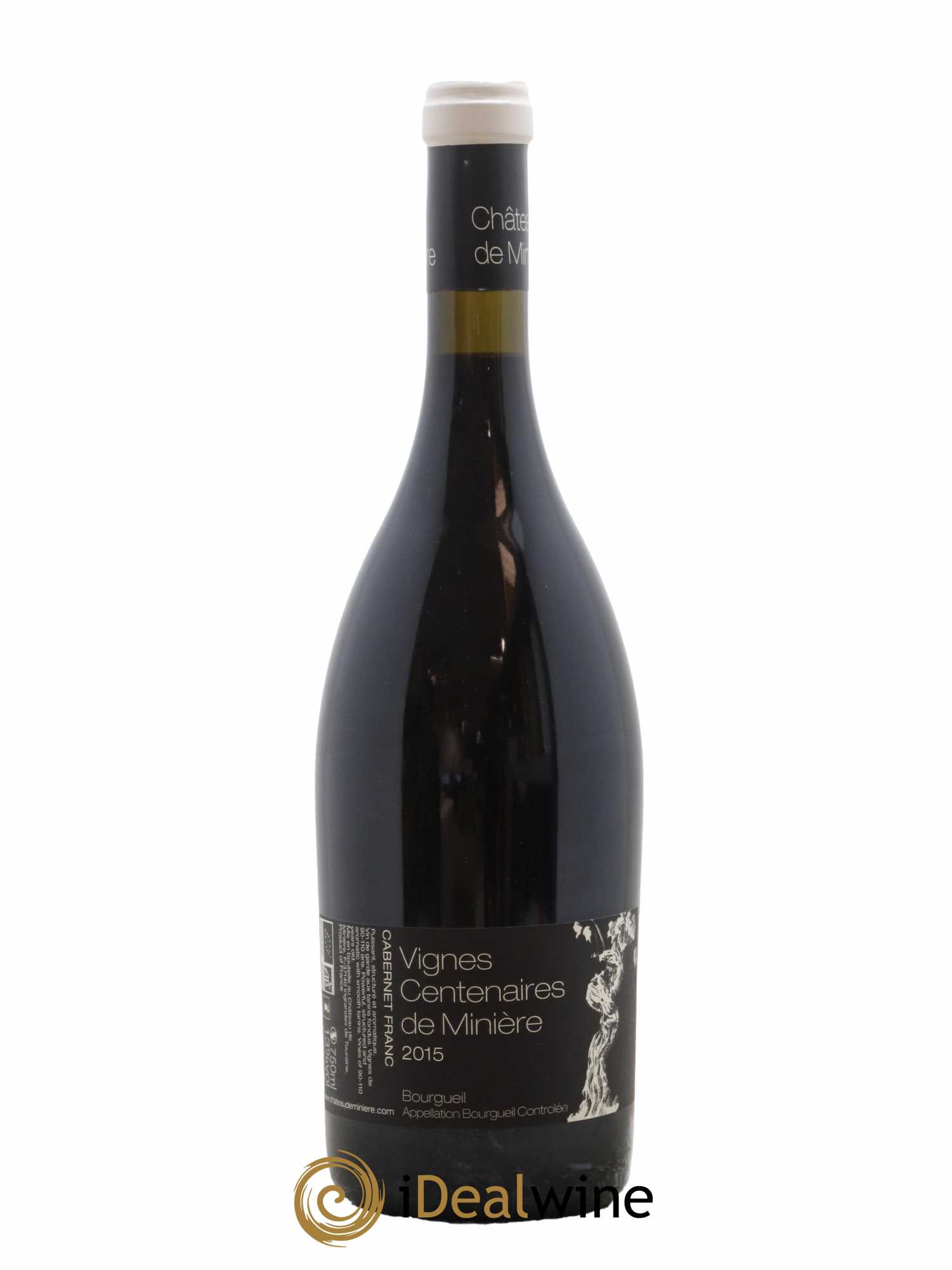Bourgueil Château De Miniere Vignes Centenaires De Miniere 2015 - Lot de 1 bouteille - 0