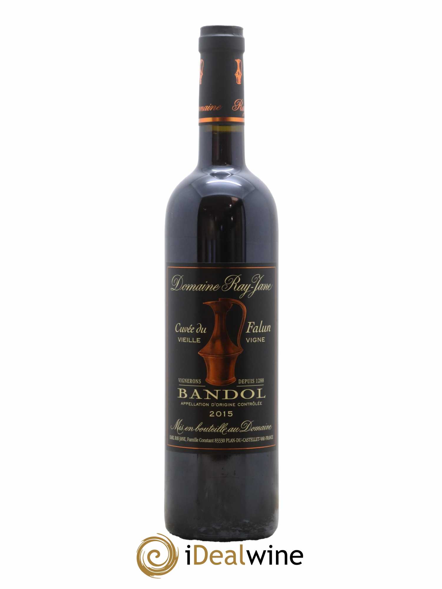Bandol Domaine Ray Jane Cuvee du Falun Vieille Vigne Centenaire 2015 - Lot de 1 bouteille - 0