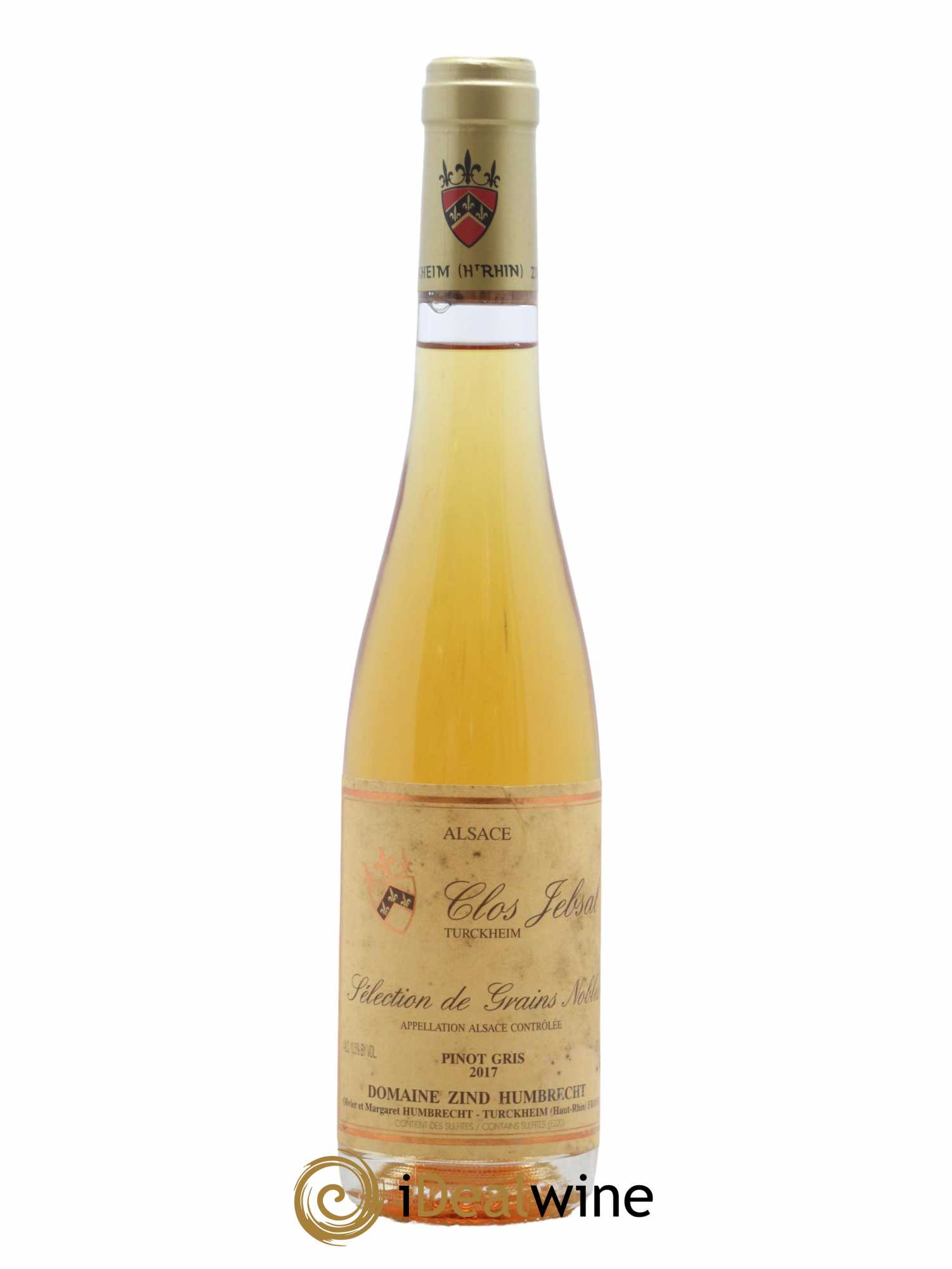 Alsace Pinot Gris Clos Jebsal Sélection de Grains Nobles Zind-Humbrecht (Domaine) 2017 - Posten von 1 Demi-Flasche - 0