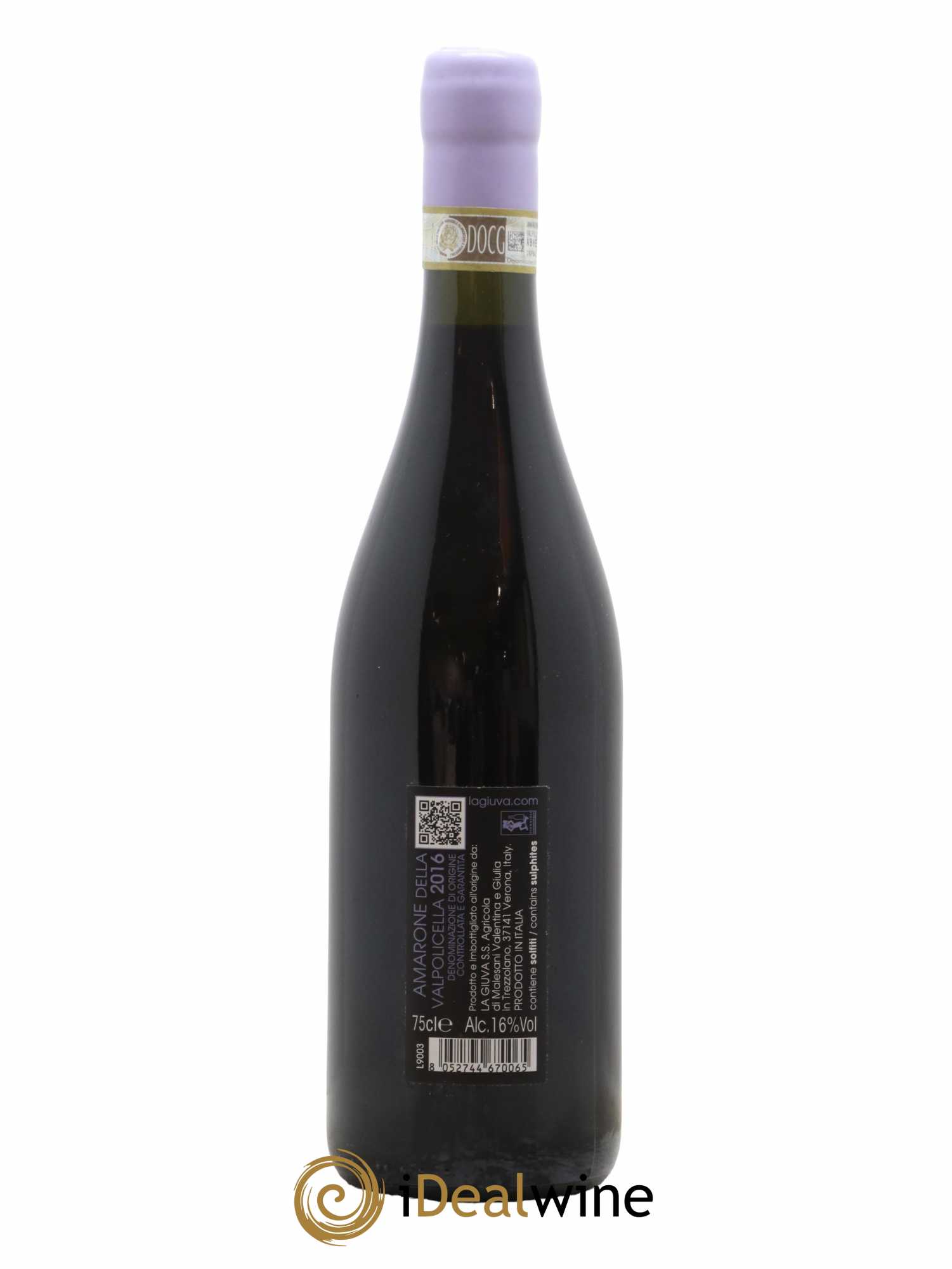 Amarone della Valpolicella DOC La Giuva 2016 - Lot de 1 bouteille - 1