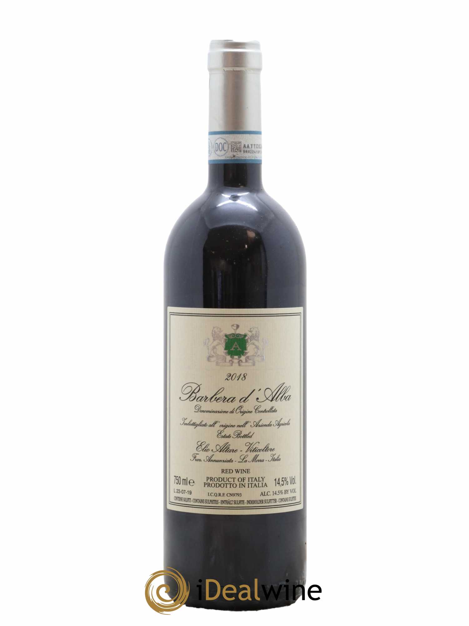 Barbera d'Alba DOC Elio Altare 2018 - Lot de 1 bouteille - 0