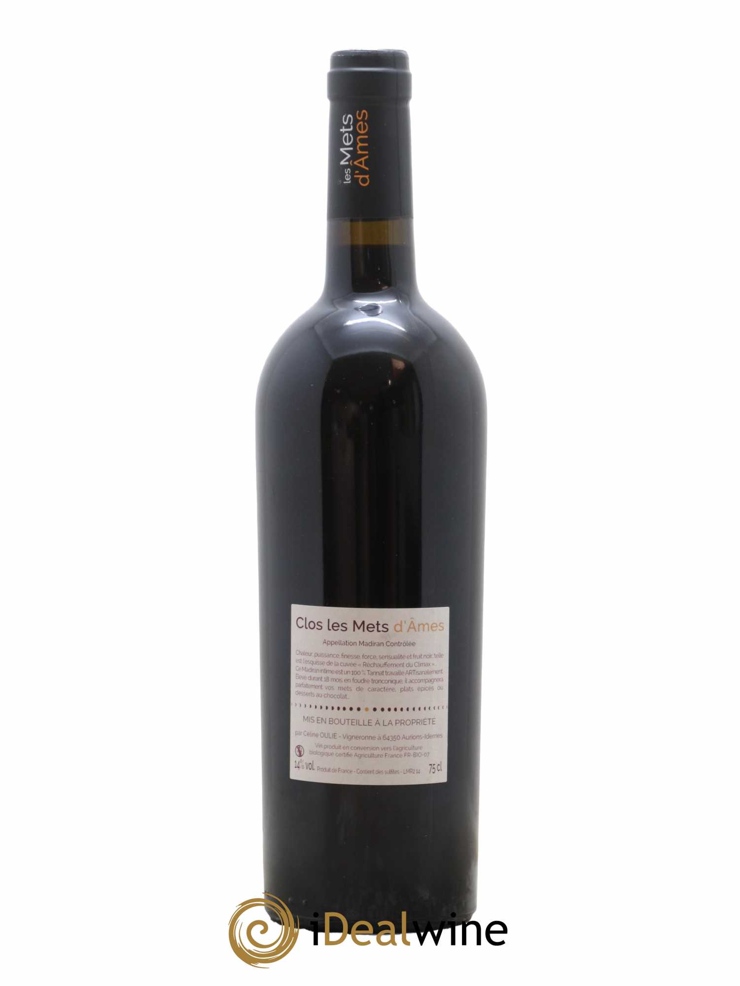 Madiran Réchauffement du Climax Les Mets d'Âme 2014 - Lotto di 1 bottiglia - 1