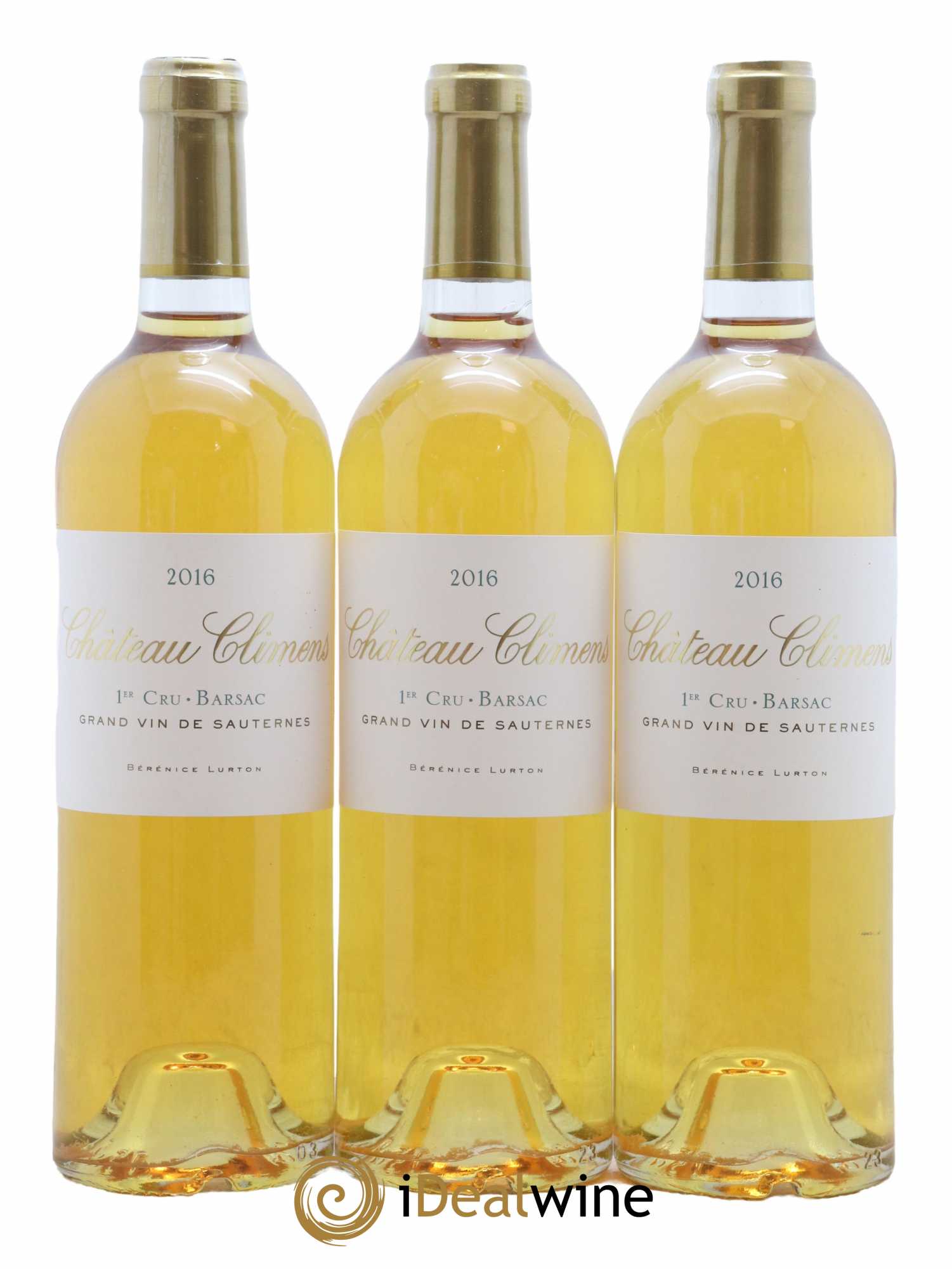 Château Climens 1er Grand Cru Classé 2016 - Lotto di 3 bottiglie - 0