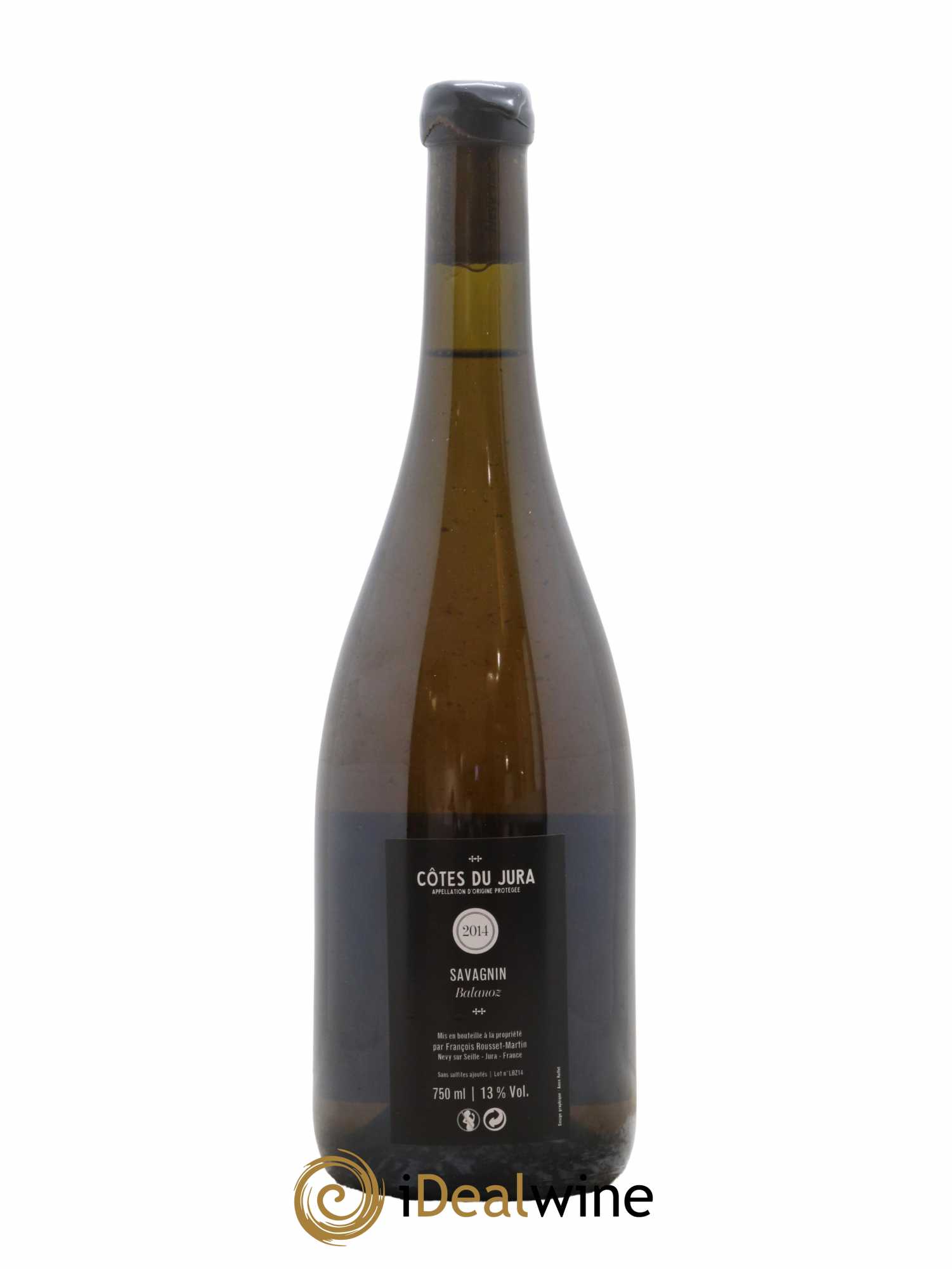 Côtes du Jura Vin Jaune Balanoz Savagnin Voile N°4 François Rousset-Martin 2014 - Lot of 1 bottle - 1