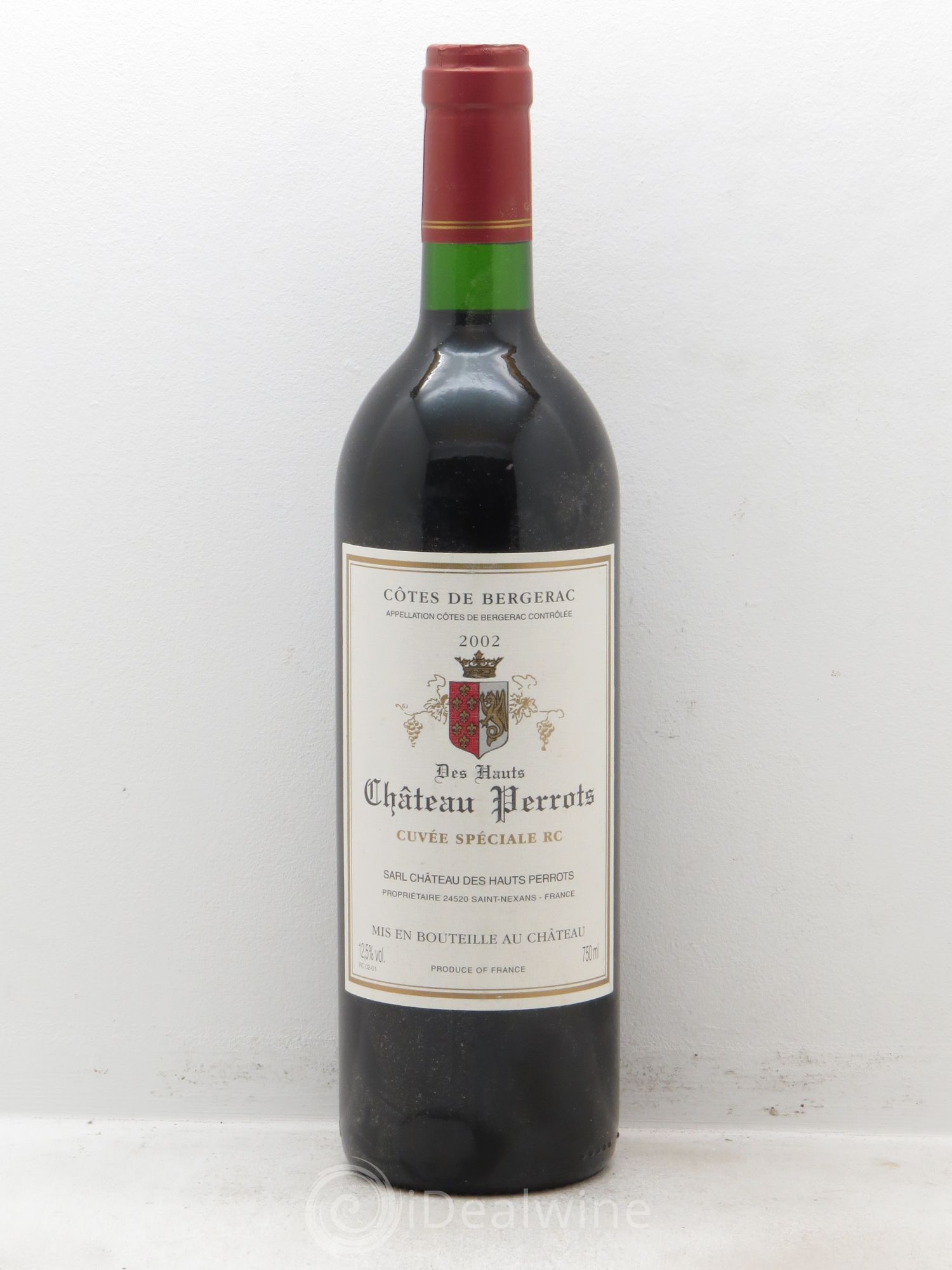 Divers Côtes de Bergerac Sec Cuvée Spéciale RC Château des Hauts Perrots 2002 - Posten von 1 Flasche - 0