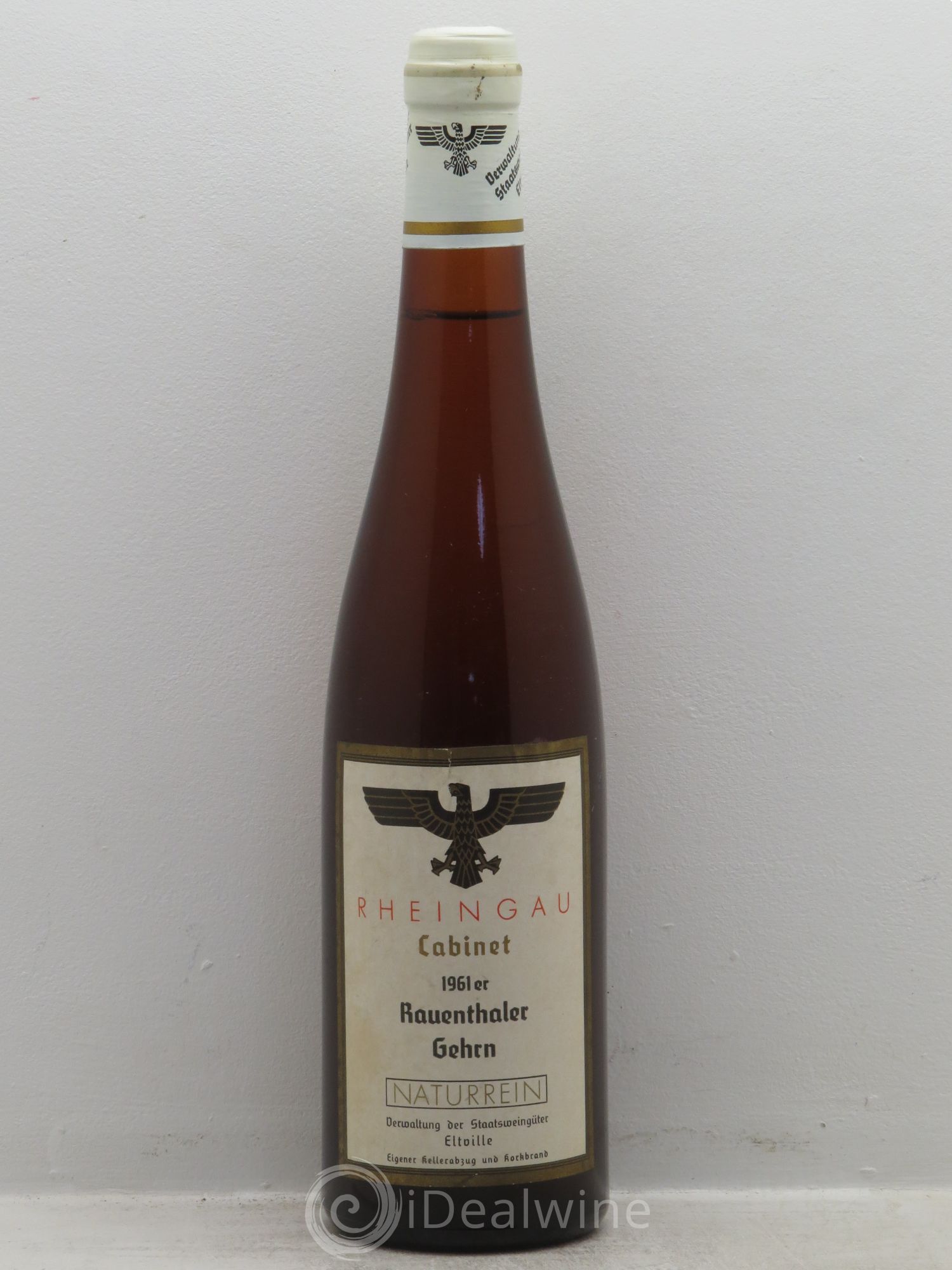 Allemagne Mosel-Saar Rheingau Rauenthaler Gehrn Cabinet Kloster Eberbach 1961 - Posten von 1 Flasche - 0