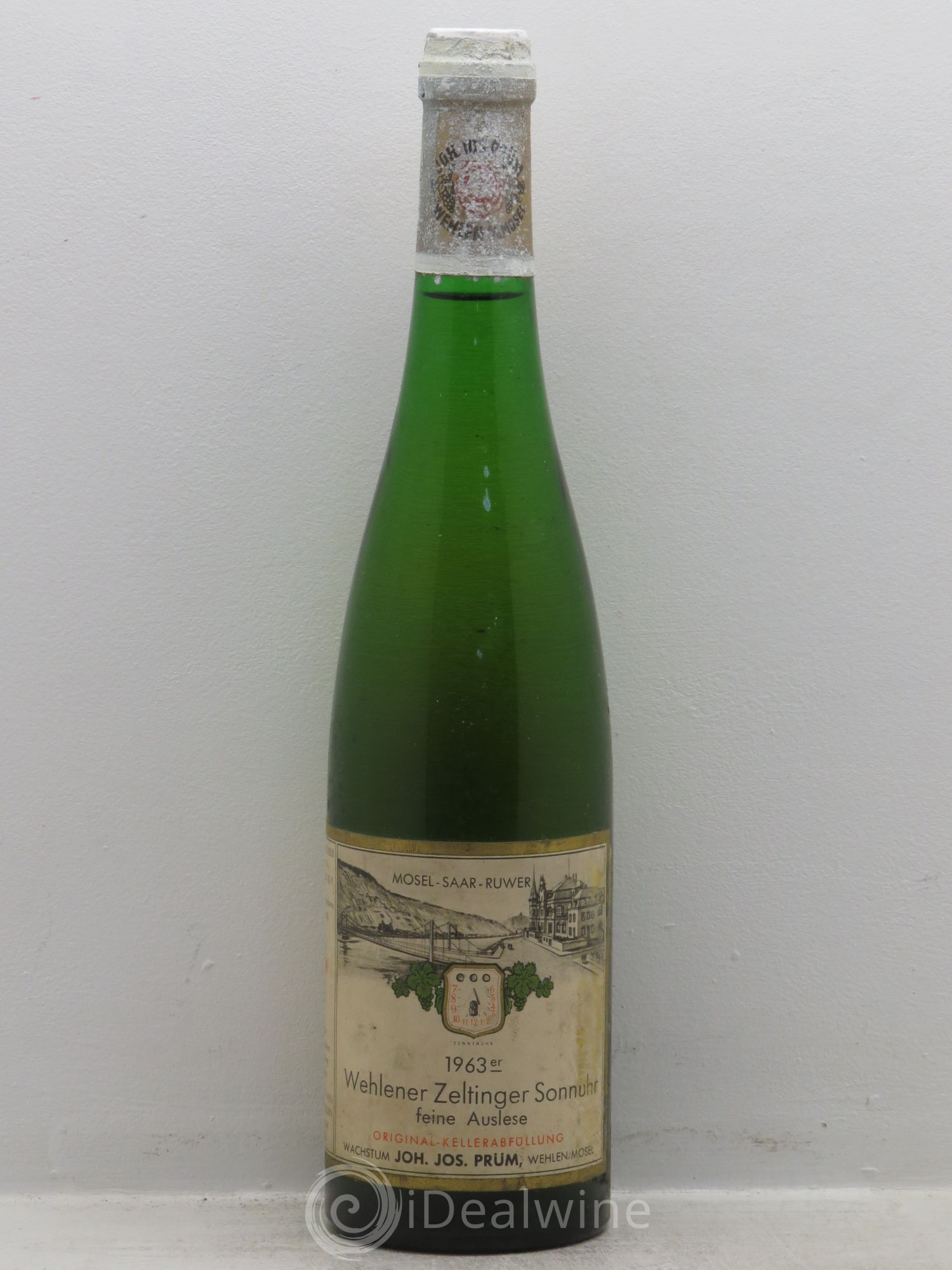 Allemagne Mosel-Saar Mosel Wehlener Zeltinger Sonnuhr Riesling feine Auslese Joh. Jos. Prüm 1963 - Posten von 1 Flasche - 0