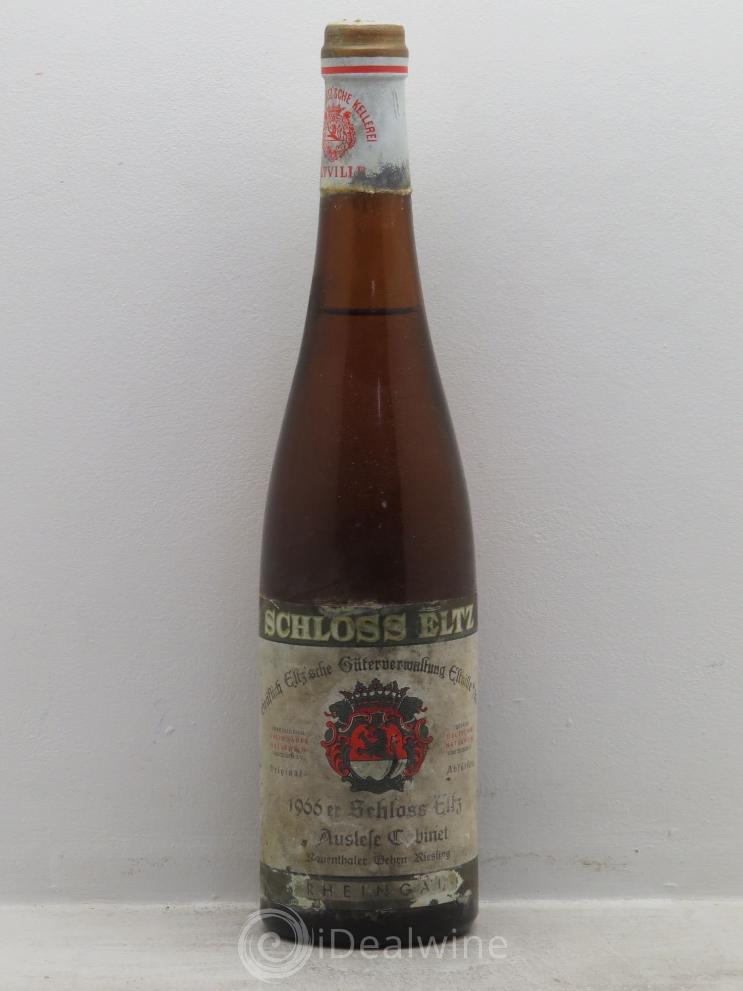 Allemagne Mosel-Saar Rheingau Rauenthaler Gehrn Riesling Auslese Cabinet Schloss Eltz 1966 - Lot de 1 bouteille - 0