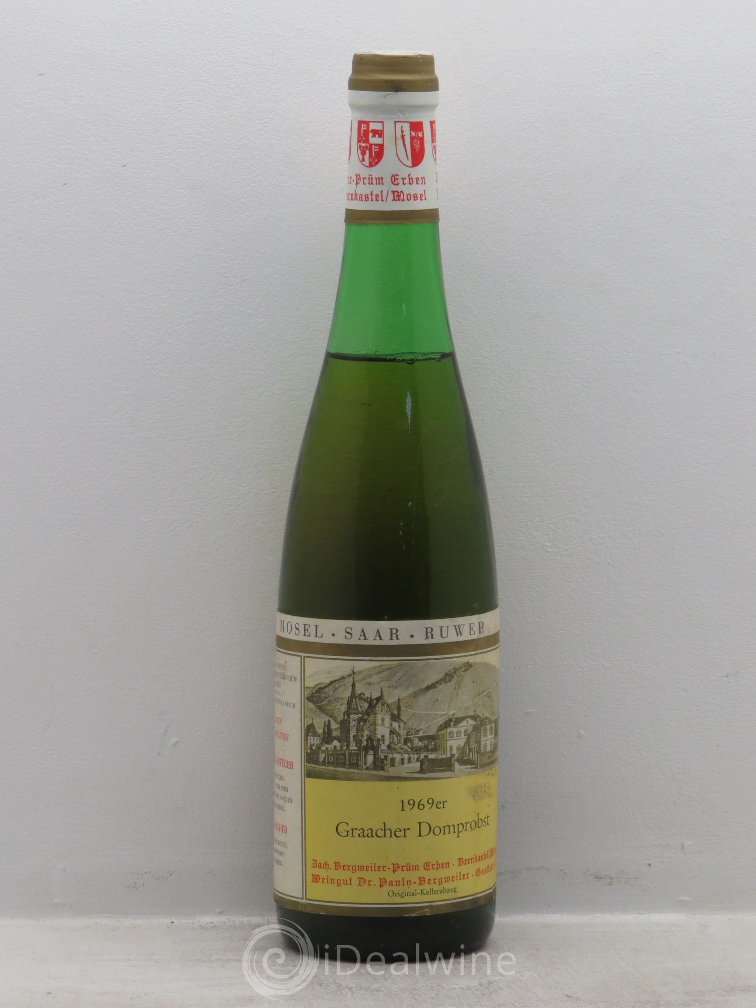 Allemagne Mosel-Saar Mosel Graacher Domprobst Dr. Pauly-Bergweiler 1969 - Posten von 1 Flasche - 0