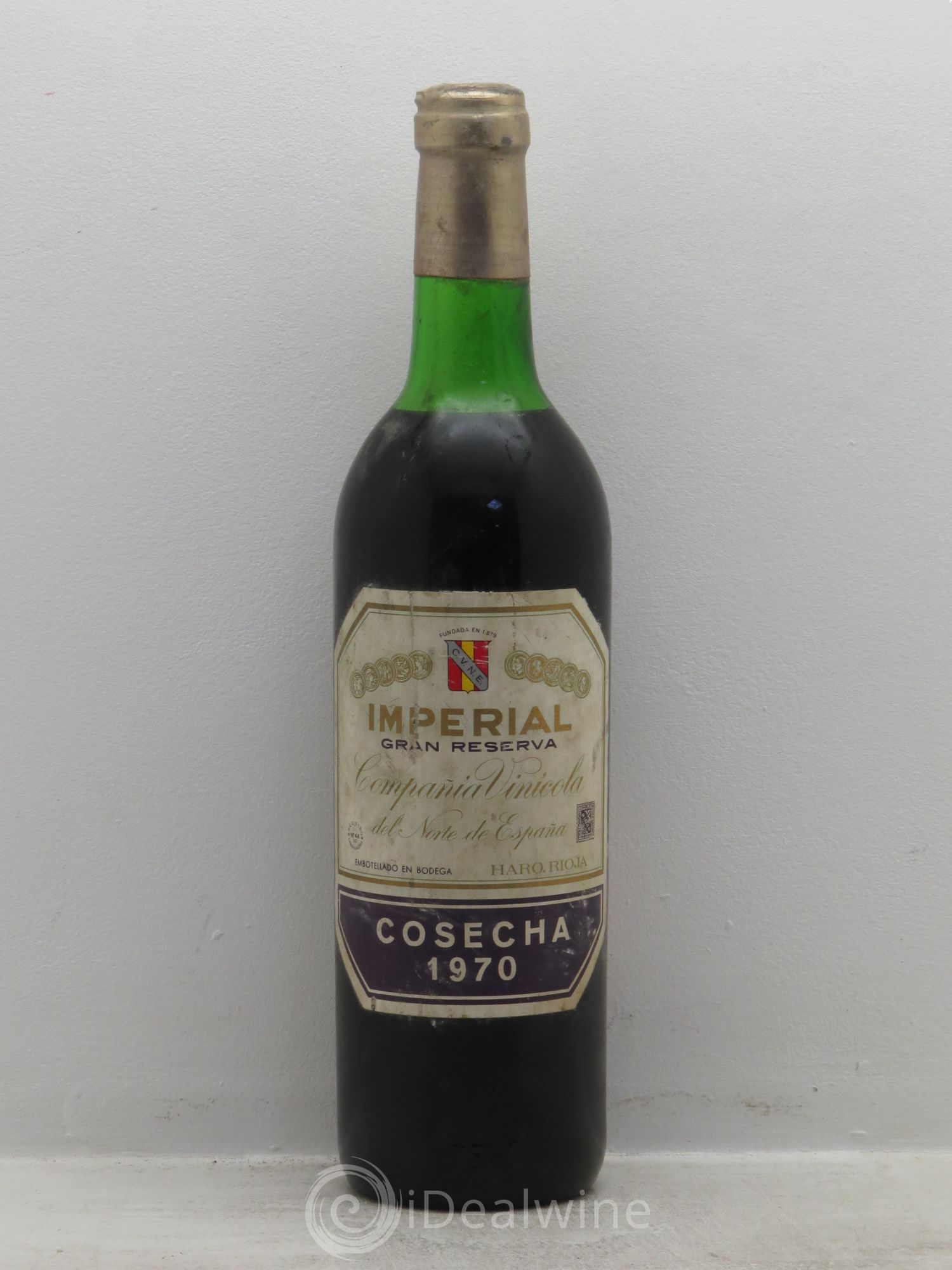 Rioja DOCA Rioja Berberana imperial Grand Reserva Bodegas Berberana 1970 - Lot de 1 bouteille - 0