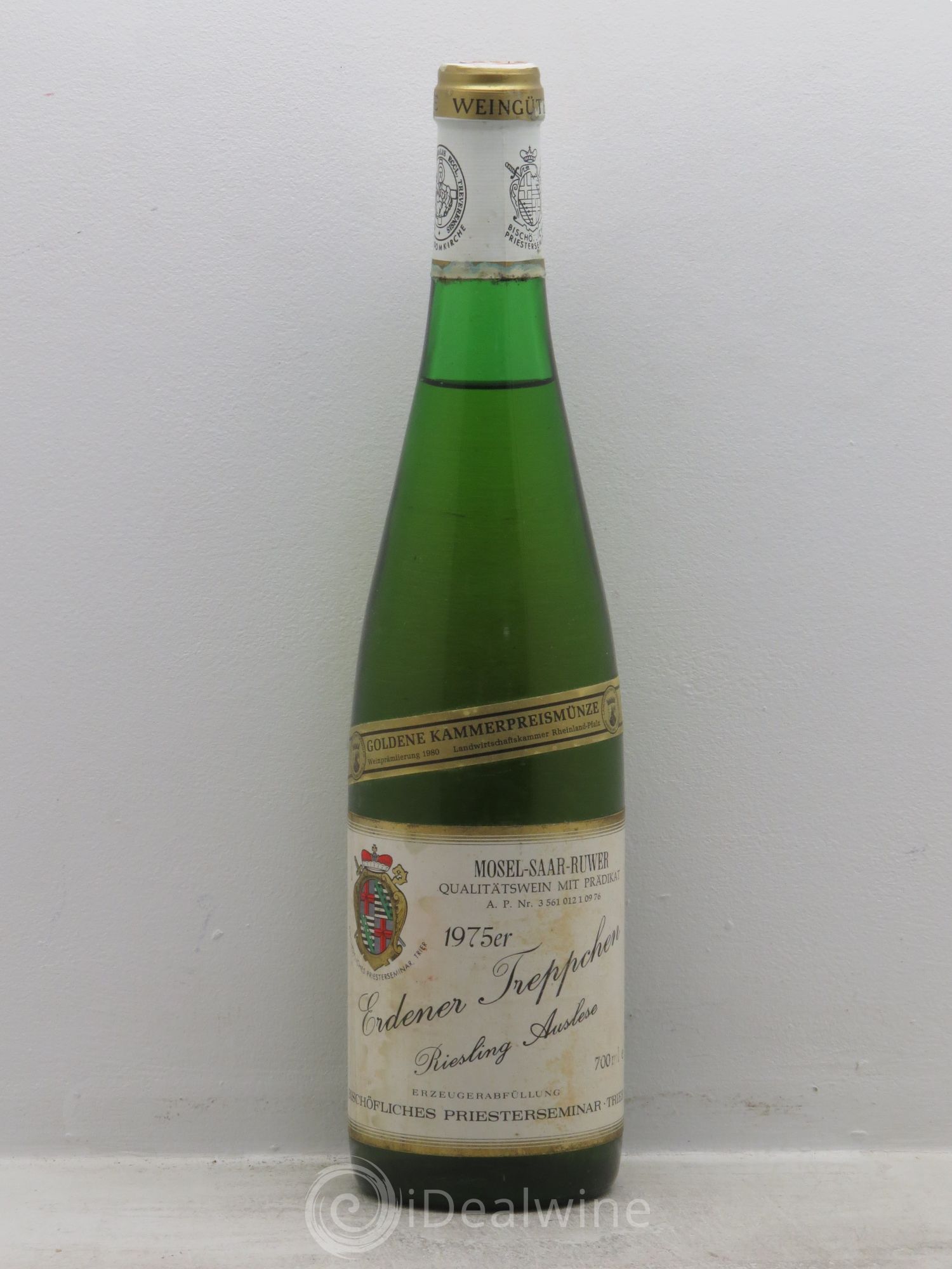 Allemagne Mosel-Saar Mosel Erdener Treppchen Riesling Auslese Bischöfliche Weingüter 1975 - Posten von 1 Flasche - 0