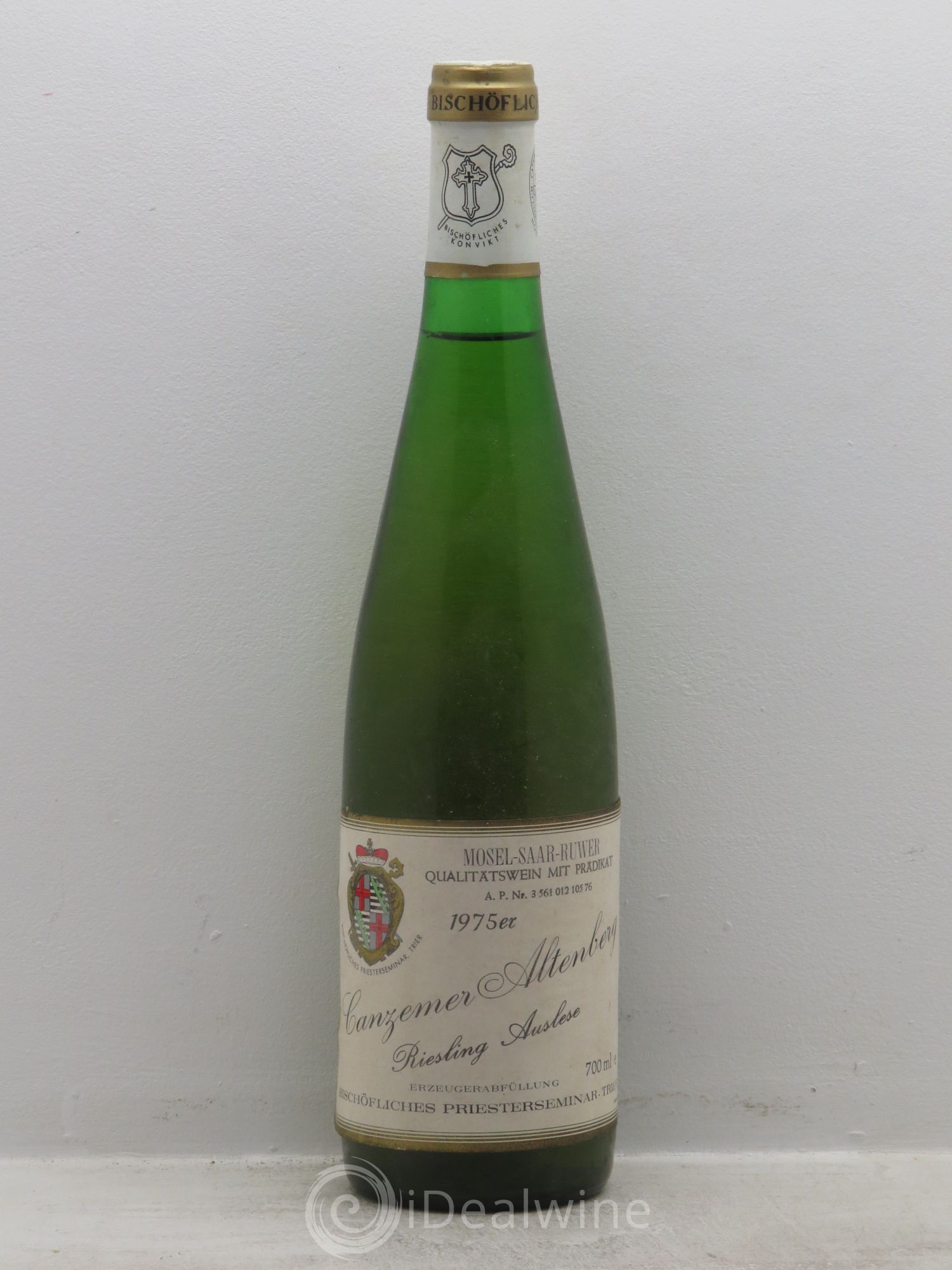 Allemagne Mosel-Saar Canzemer Altenberg Riesling Auslese Bischöfliche Weingüter Mosel saar Ruwer 1975 - Posten von 1 Flasche - 0