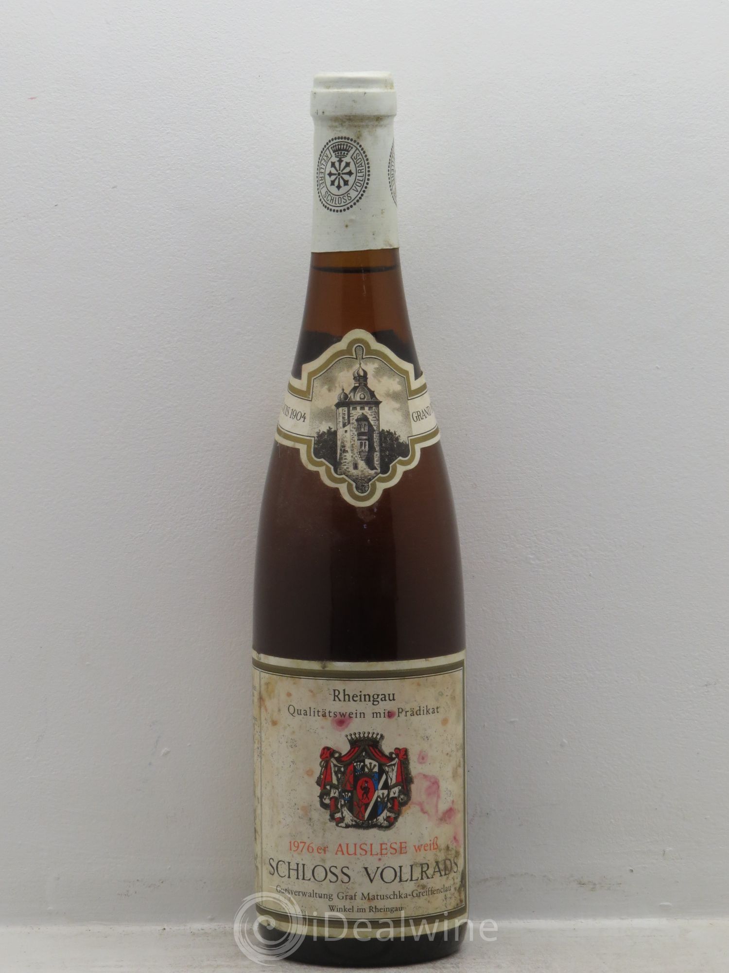 Allemagne Mosel-Saar Rheingau Schloss Vollrads Riesling Auslese Weiss Schloss Vollrads 1976 - Posten von 1 Flasche - 0