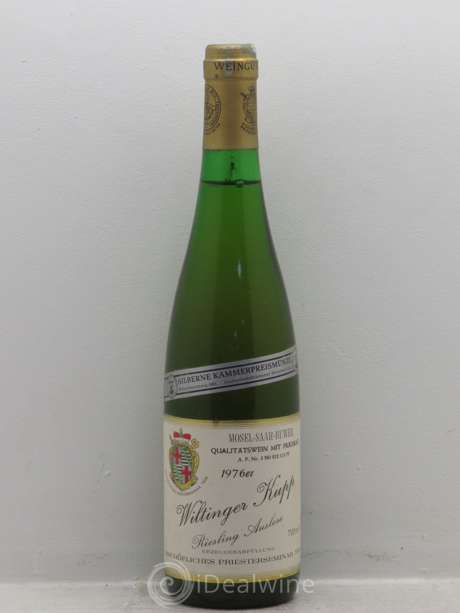 Allemagne Mosel-Saar Saar Wiltinger Kupp Riesling Auslese GK Bischöfliche Weingüter 1976 - Posten von 1 Flasche - 0