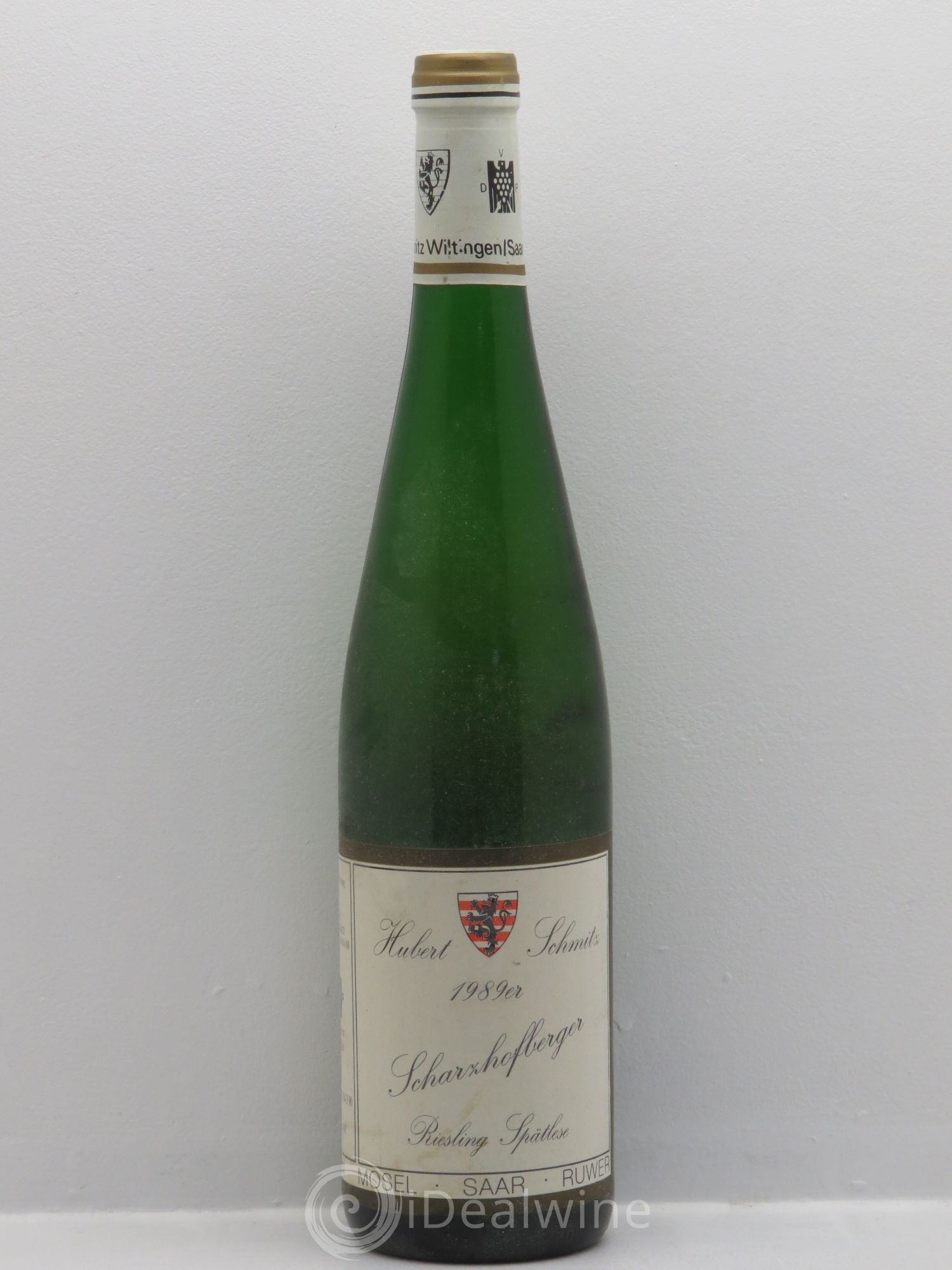 Allemagne Mosel-Saar Saar Scharzhofberger Riesling Spätlese Schmitz 1989 - Posten von 1 Flasche - 0