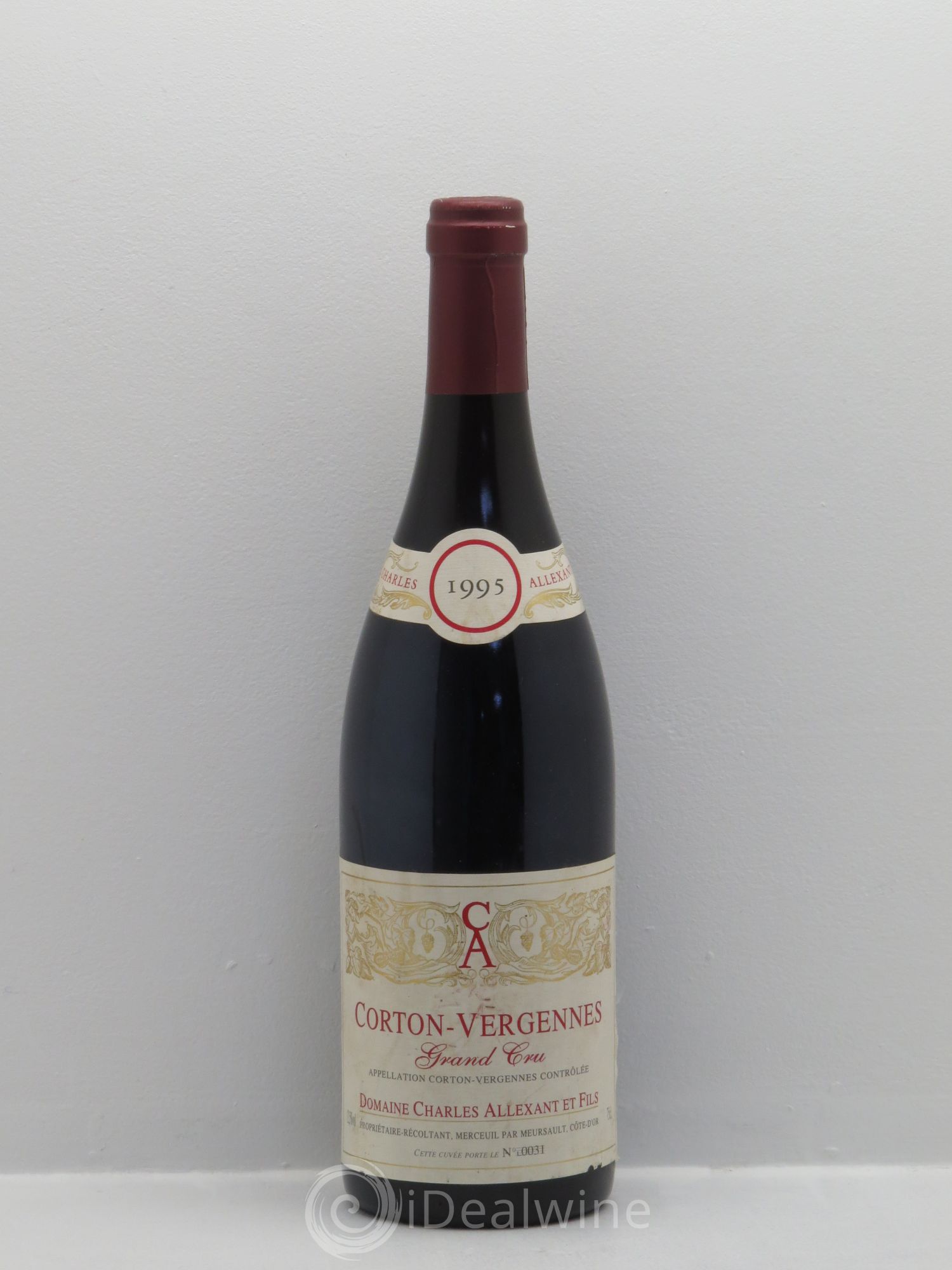 Corton Grand Cru Charles Allexant 1995 - Lot de 1 bouteille - 0