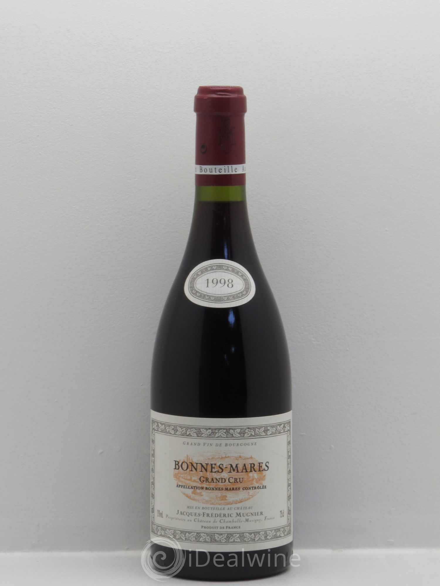 Bonnes-Mares Grand Cru Jacques-Frédéric Mugnier 1998 - Lot de 1 bouteille - 0