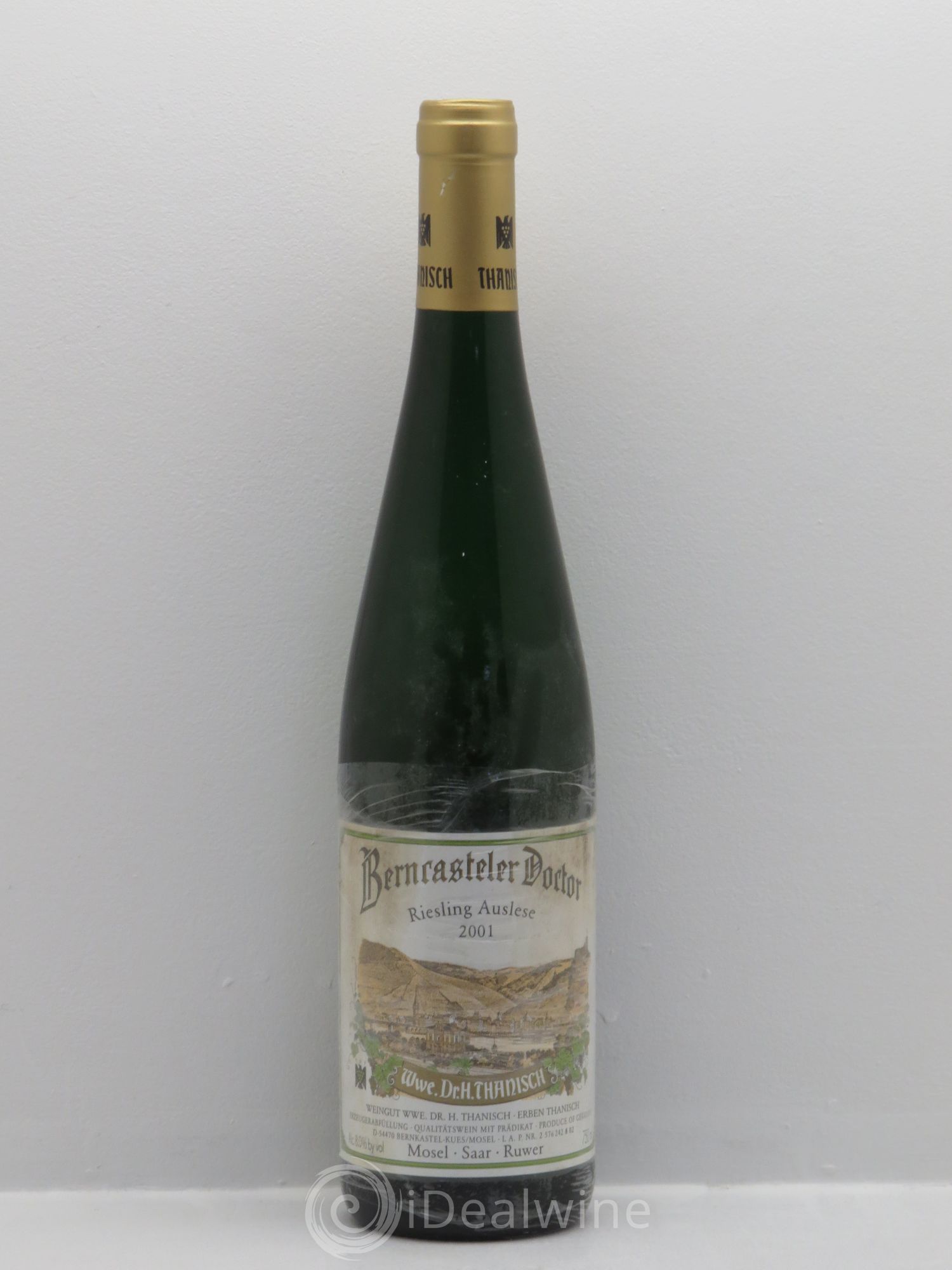 Allemagne Mosel-Saar Mosel Berncasteler Doctor Riesling Auslese Wwe Dr. H. Thanisch Wwe 2001 - Posten von 1 Flasche - 0