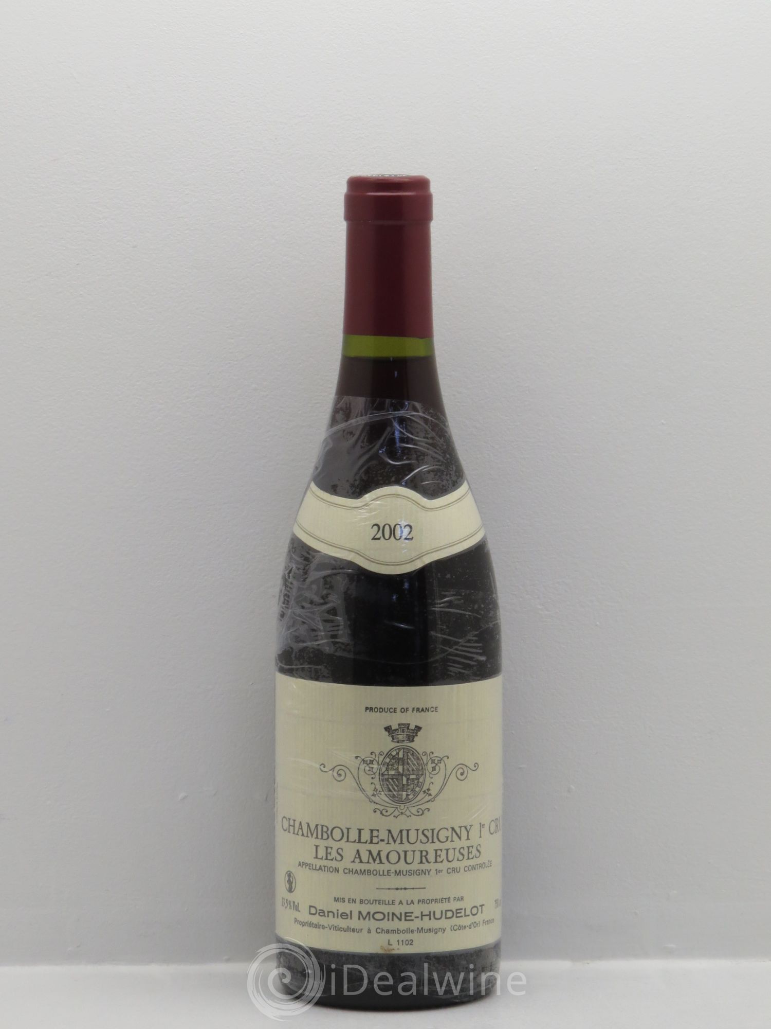 Chambolle-Musigny 1er Cru Moine-Hudelot 2002 - Lot de 1 bouteille - 0