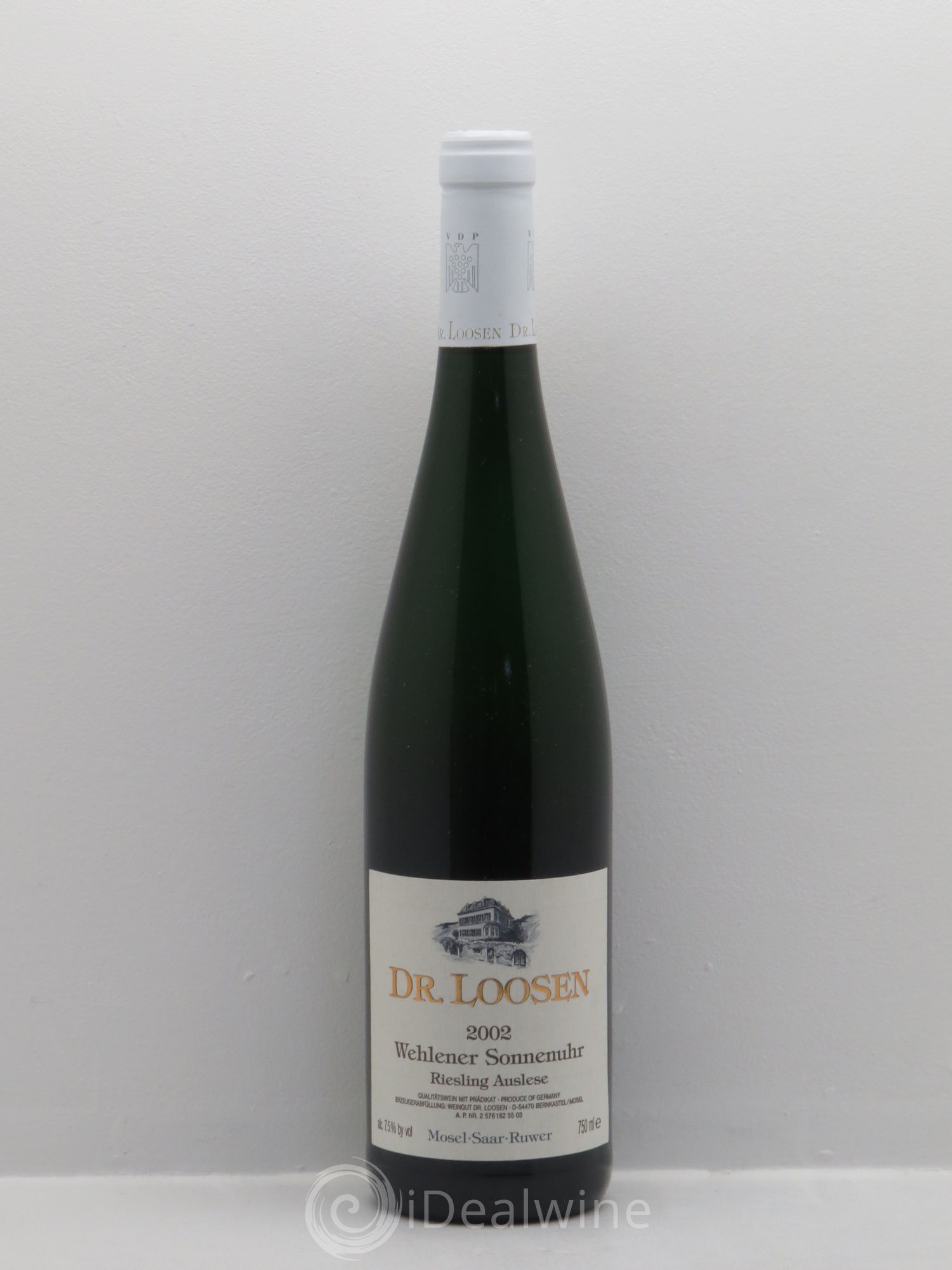 Allemagne Mosel-Saar Mosel Wehlener Sonnenuhr Riesling Auslese Dr. Loosen Dr. Loosen 2002 - Posten von 6 Flaschen - 0