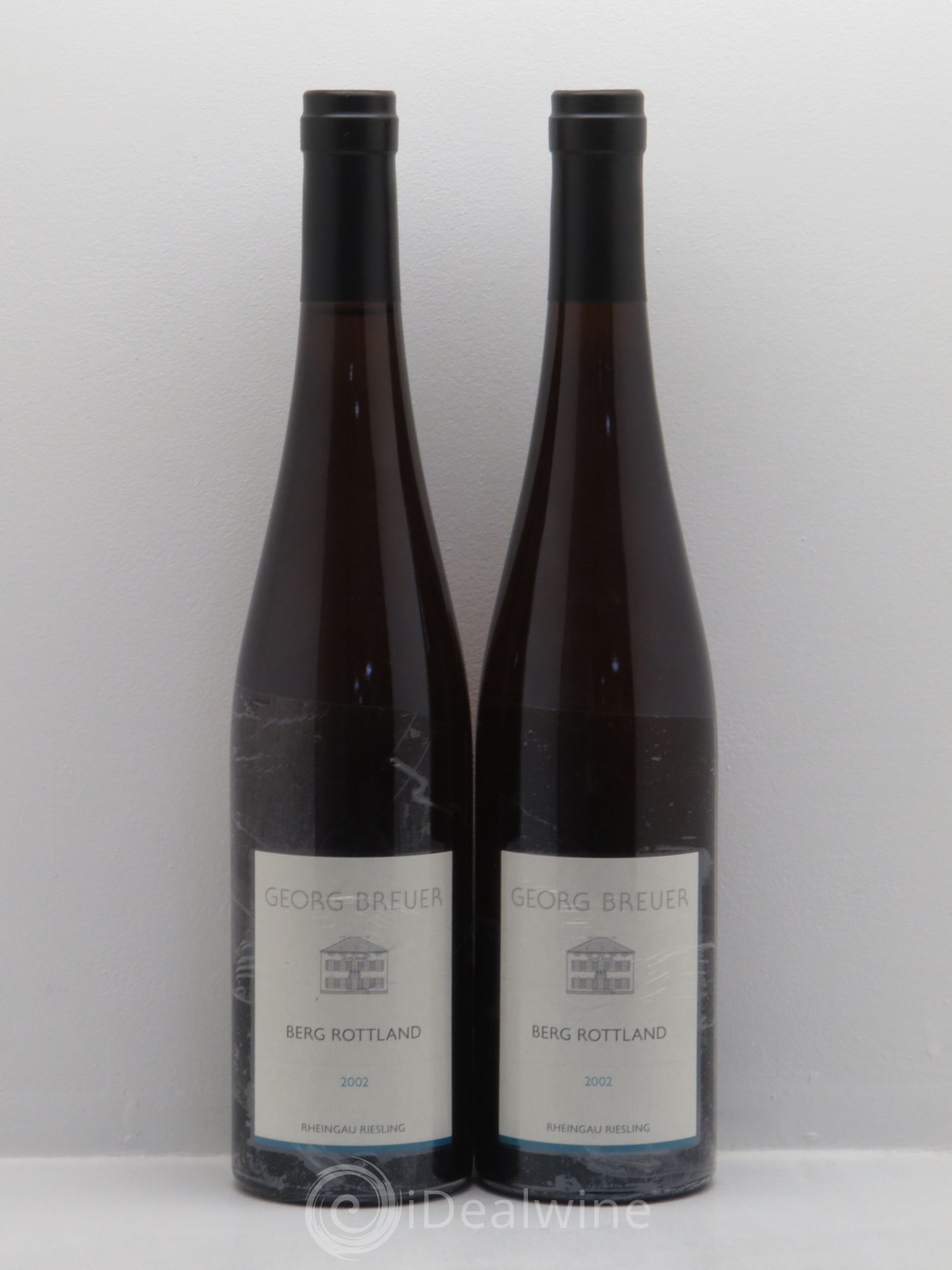 Allemagne Mosel-Saar Rheingau Riesling Berg Rottland Breuer 2002 - Lot de 2 bouteilles - 0