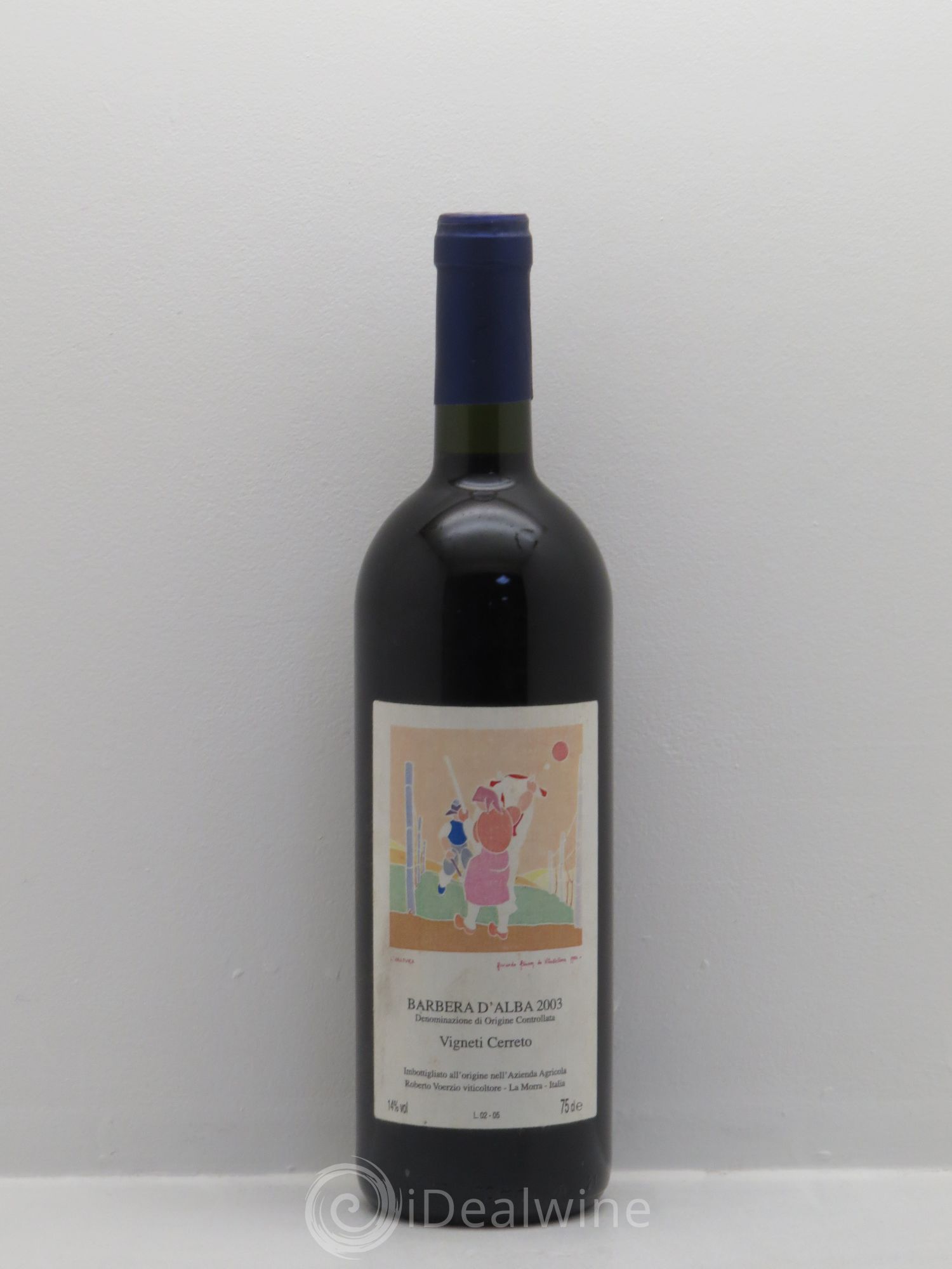Barbera d'Alba DOC Vigneti Cerreto Roberto Voerzio 2003 - Posten von 1 Flasche - 0