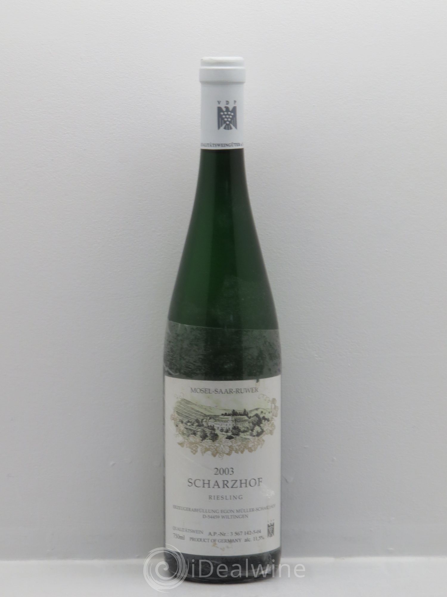 Allemagne Mosel-Saar Saar Scharzhof Riesling Egon Müller 2003 - Posten von 1 Flasche - 0