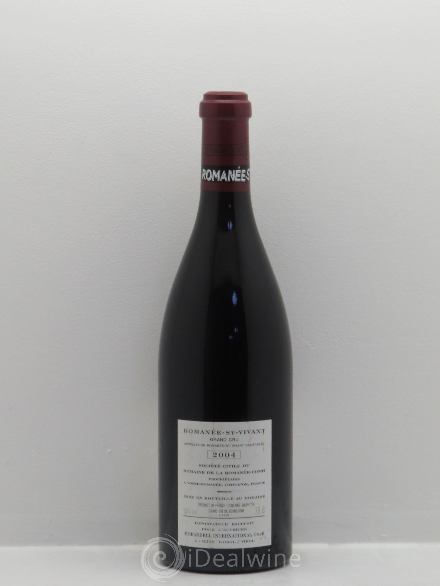Romanée-Saint-Vivant Grand Cru Domaine de la Romanée-Conti 2004 - Lot de 1 bouteille - 1