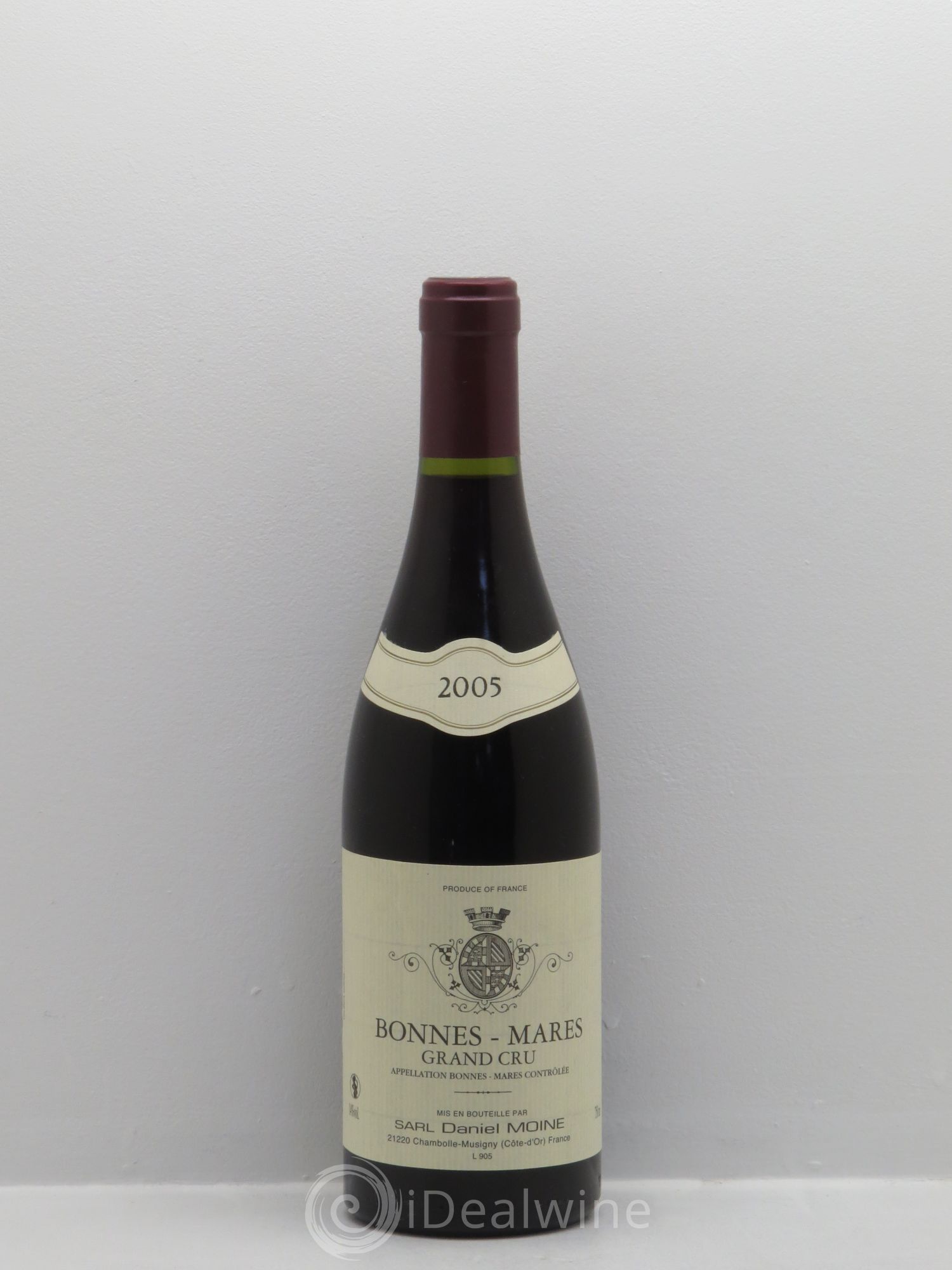 Bonnes-Mares Grand Cru Moine-Hudelot 2005 - Lot de 1 bouteille - 0