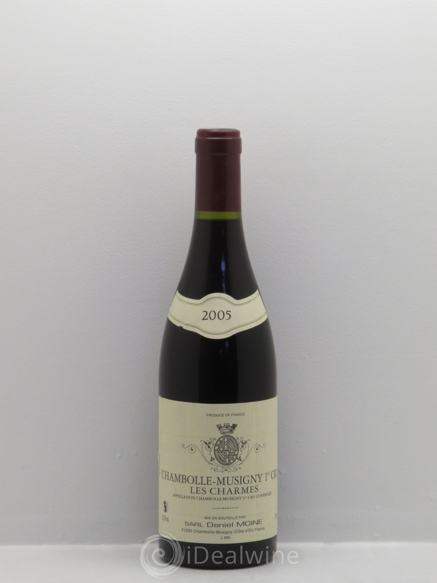 Chambolle-Musigny 1er Cru Moine-Hudelot 2005 - Lot de 1 bouteille - 0