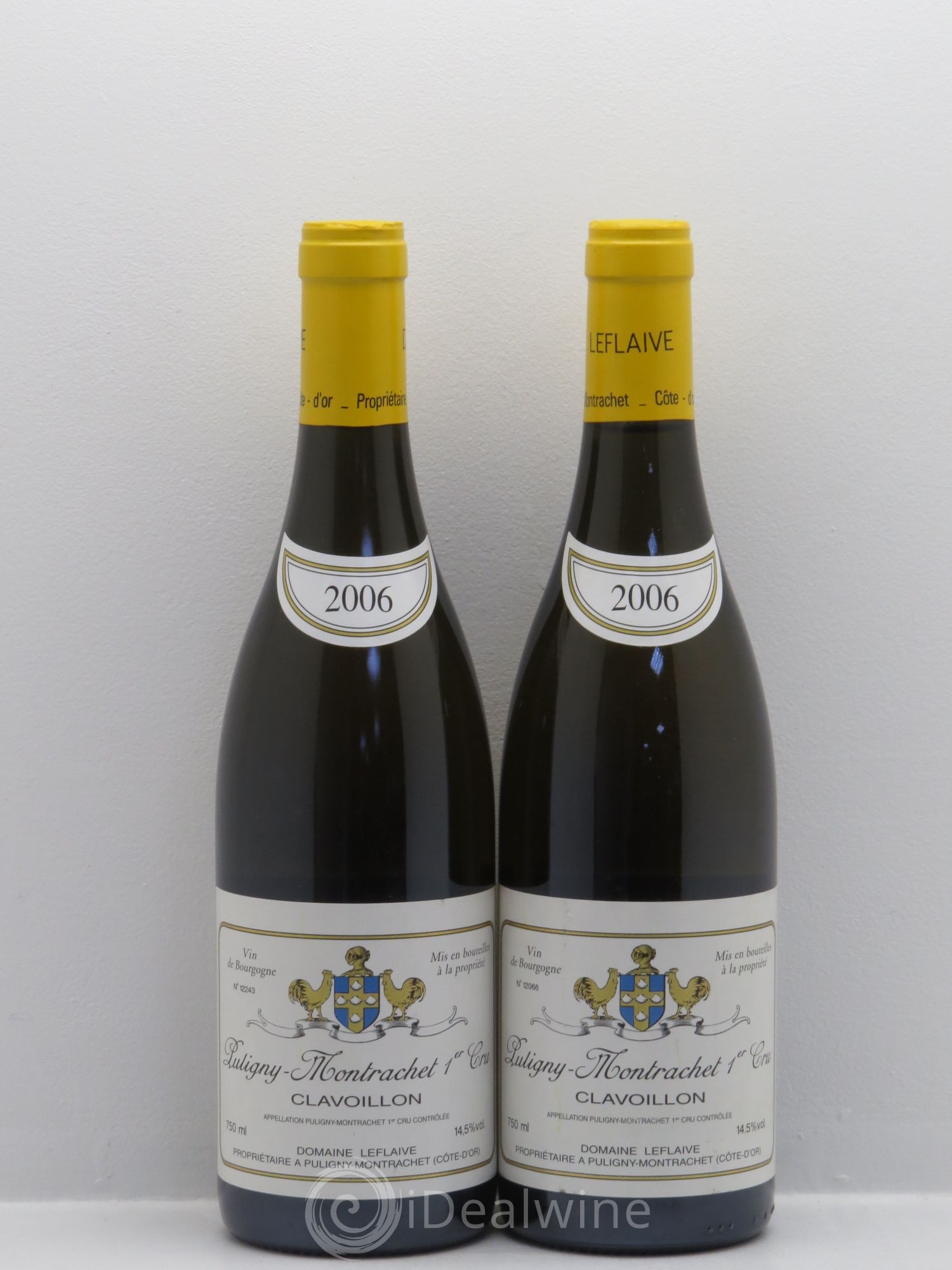 Puligny-Montrachet 1er Cru Clavoillon Leflaive (Domaine) 2006 - Lot de 2 bouteilles - 0