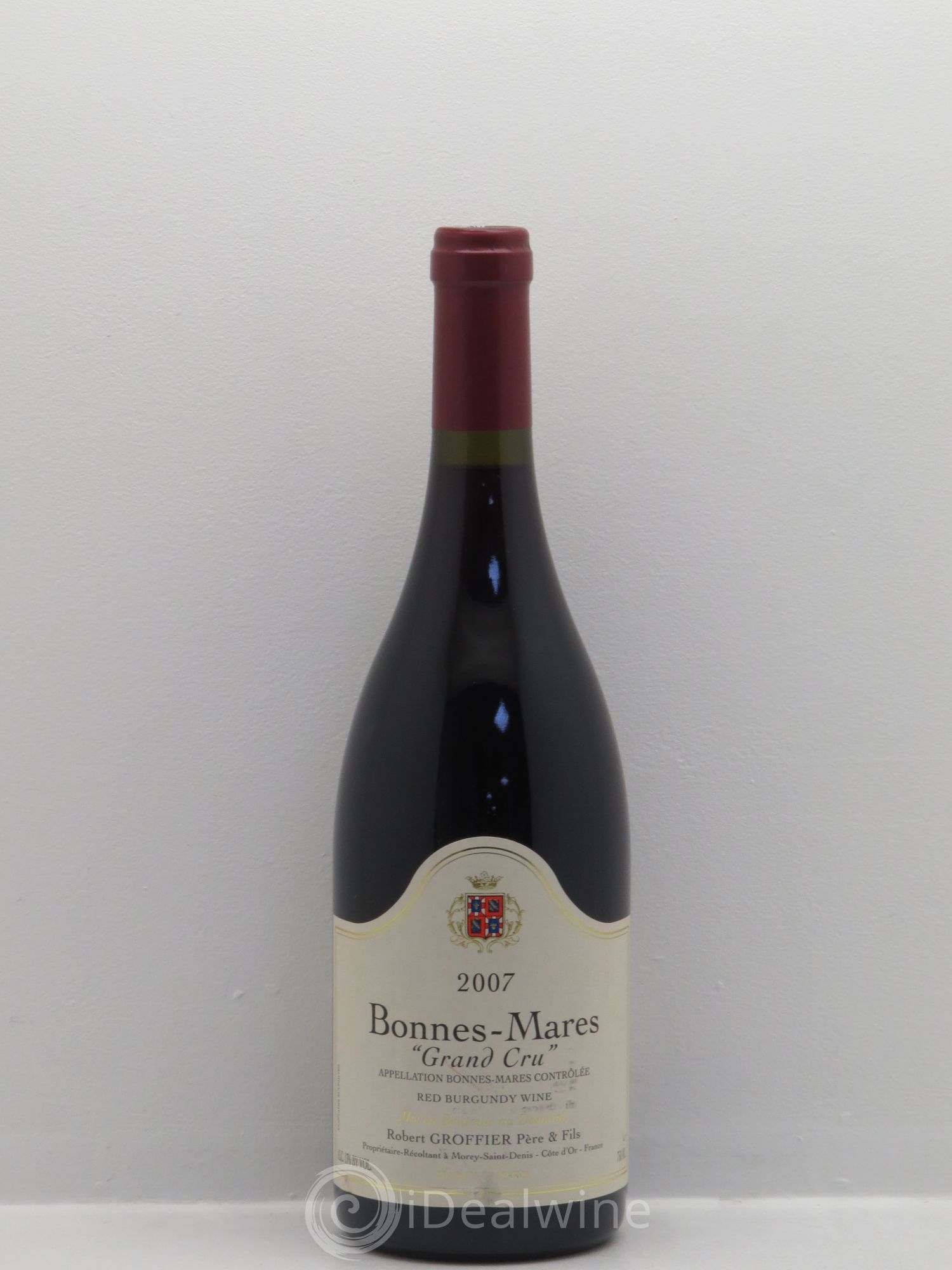 Bonnes-Mares Grand Cru Robert Groffier Père & Fils (Domaine) 2007 - Lot de 1 bouteille - 0