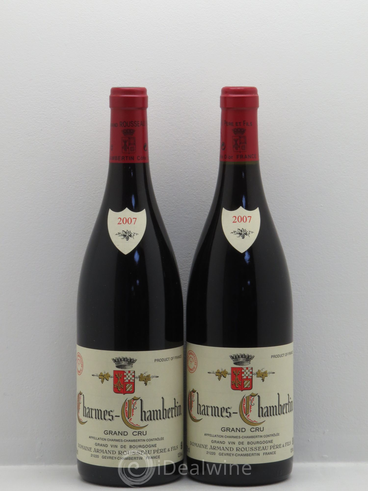 Charmes-Chambertin Grand Cru Armand Rousseau (Domaine) 2007 - Lot de 2 bouteilles - 0