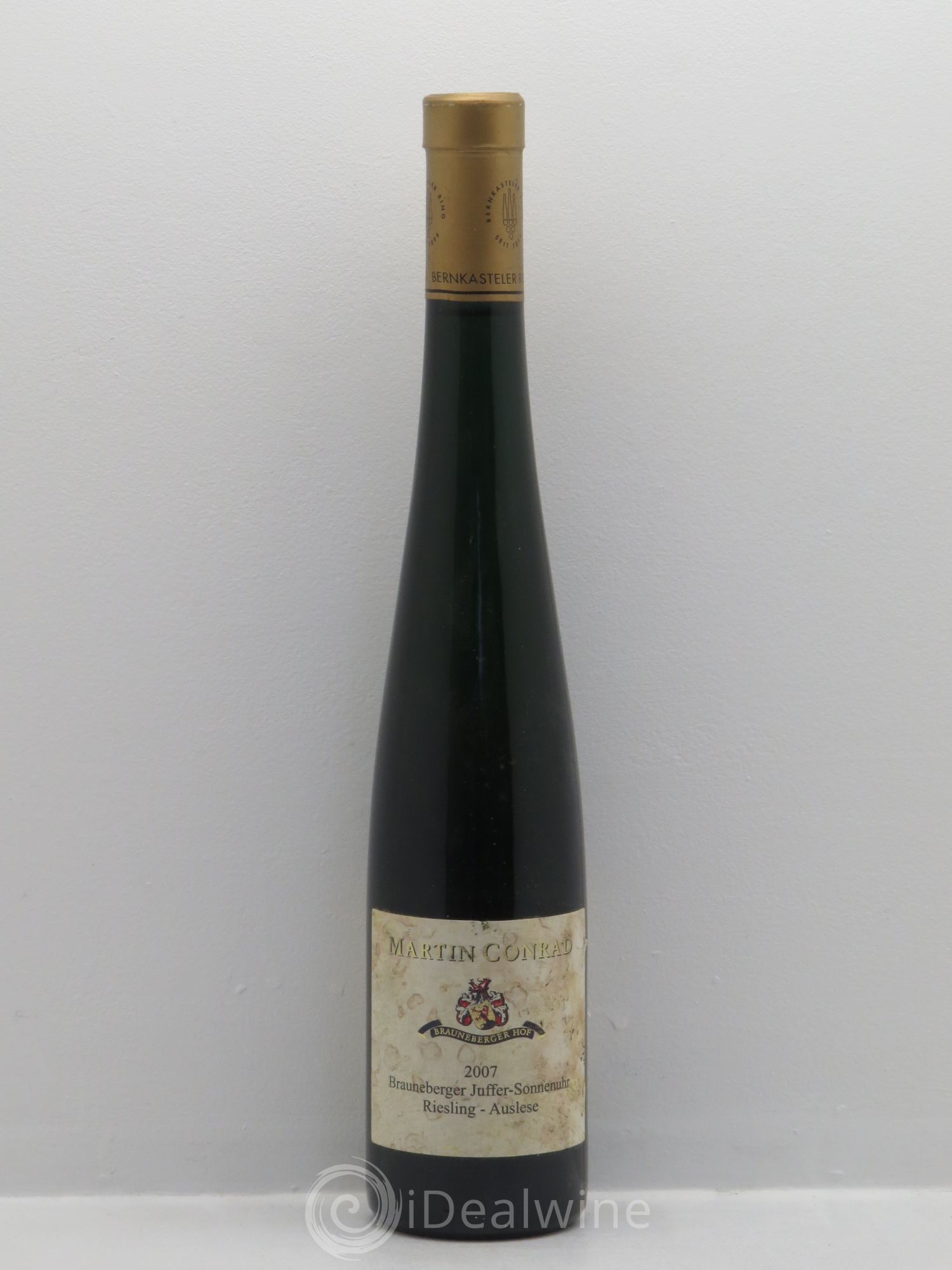 Allemagne Mosel-Saar Mosel Brauneberger Juffer-Sonnenuhr Riesling Auslese GK Martin Conrad 50cl (sans prix de réserve) 2007 - Posten von 1 Flasche - 0