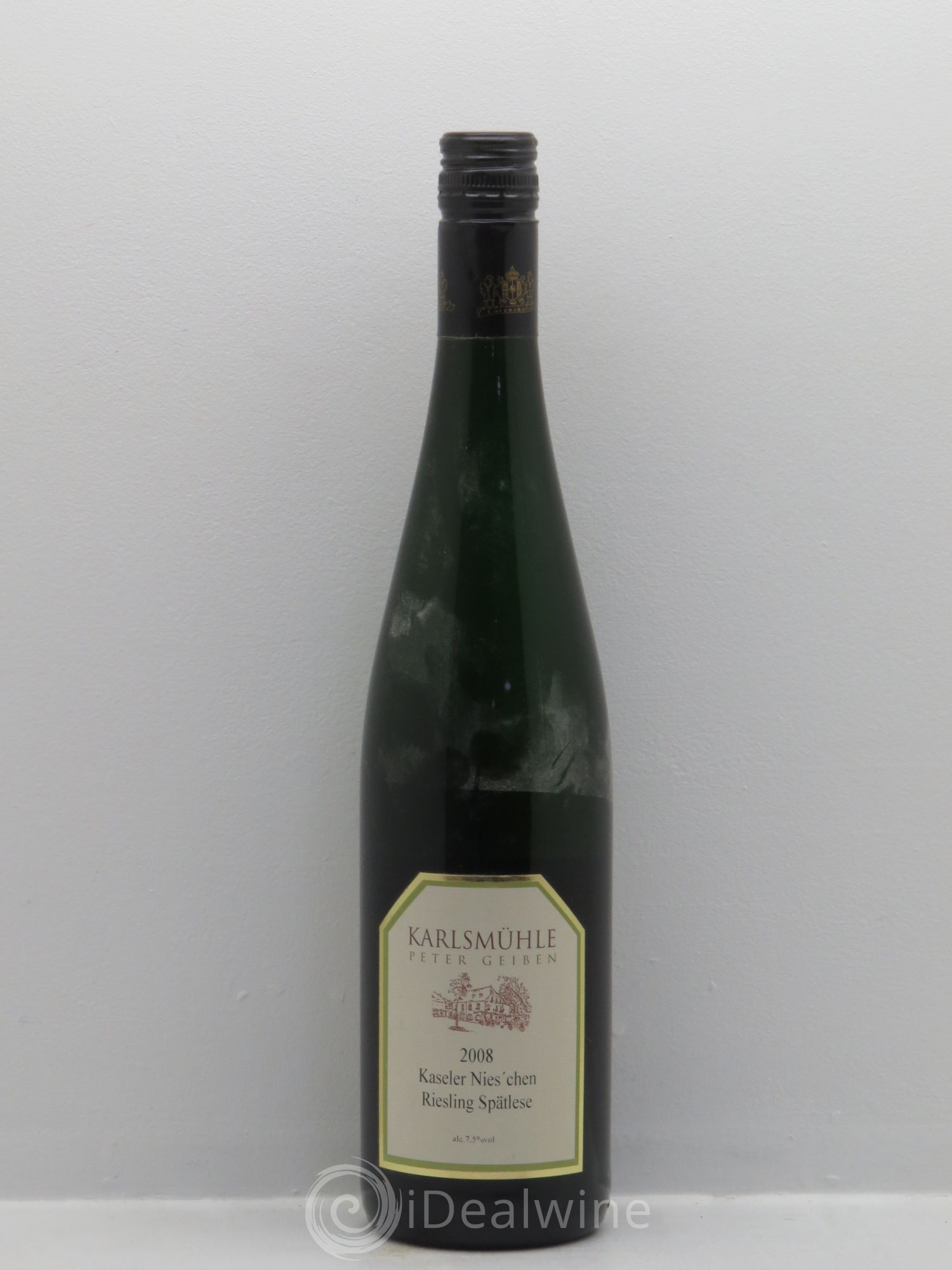 Riesling Ruwer Kaseler Nies'chen Spatlese Karlsmuhle (sans prix de réserve) 2008 - Posten von 1 Flasche - 0