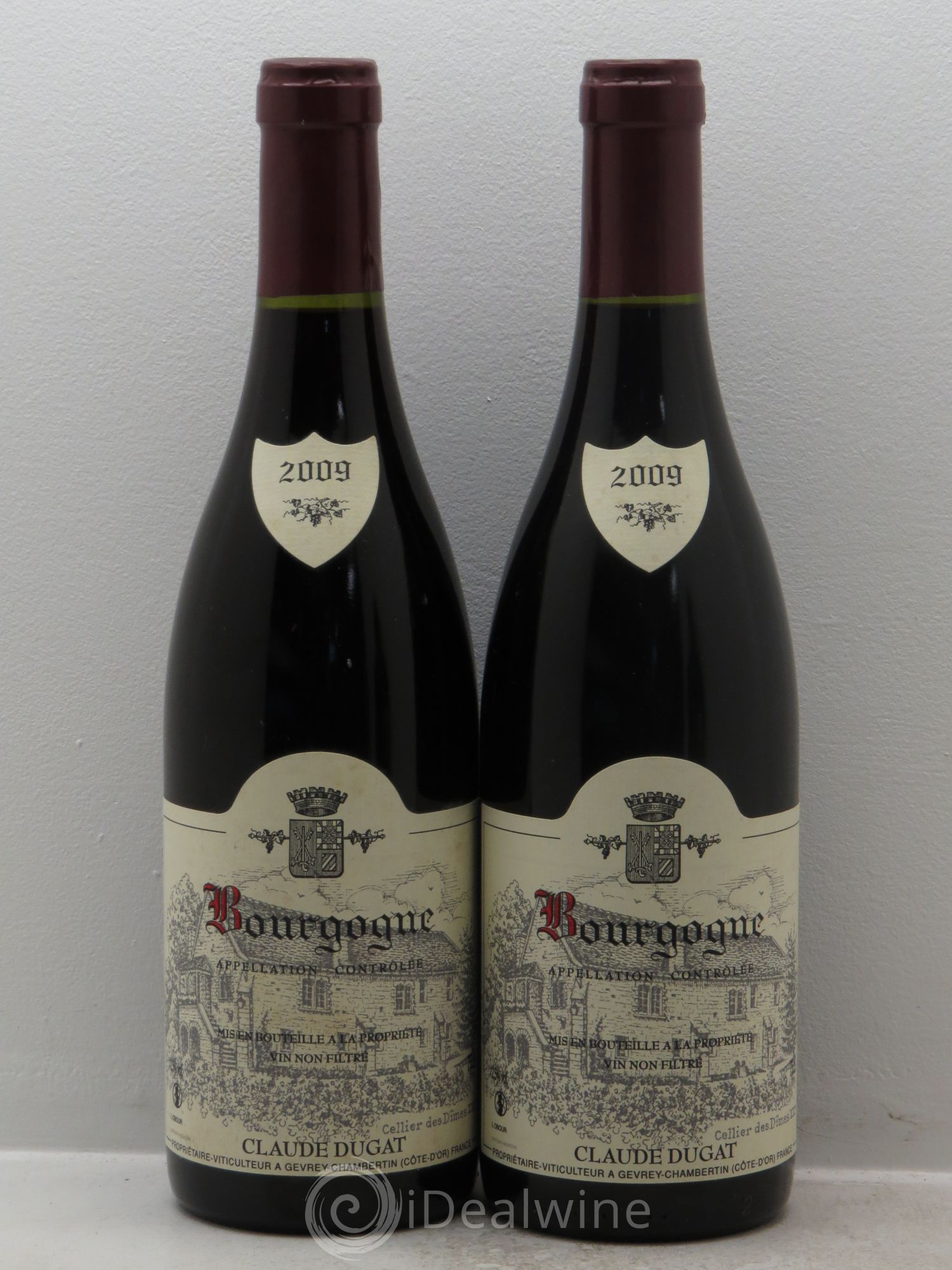 Bourgogne Claude Dugat 2009 - Lot de 2 bouteilles - 0