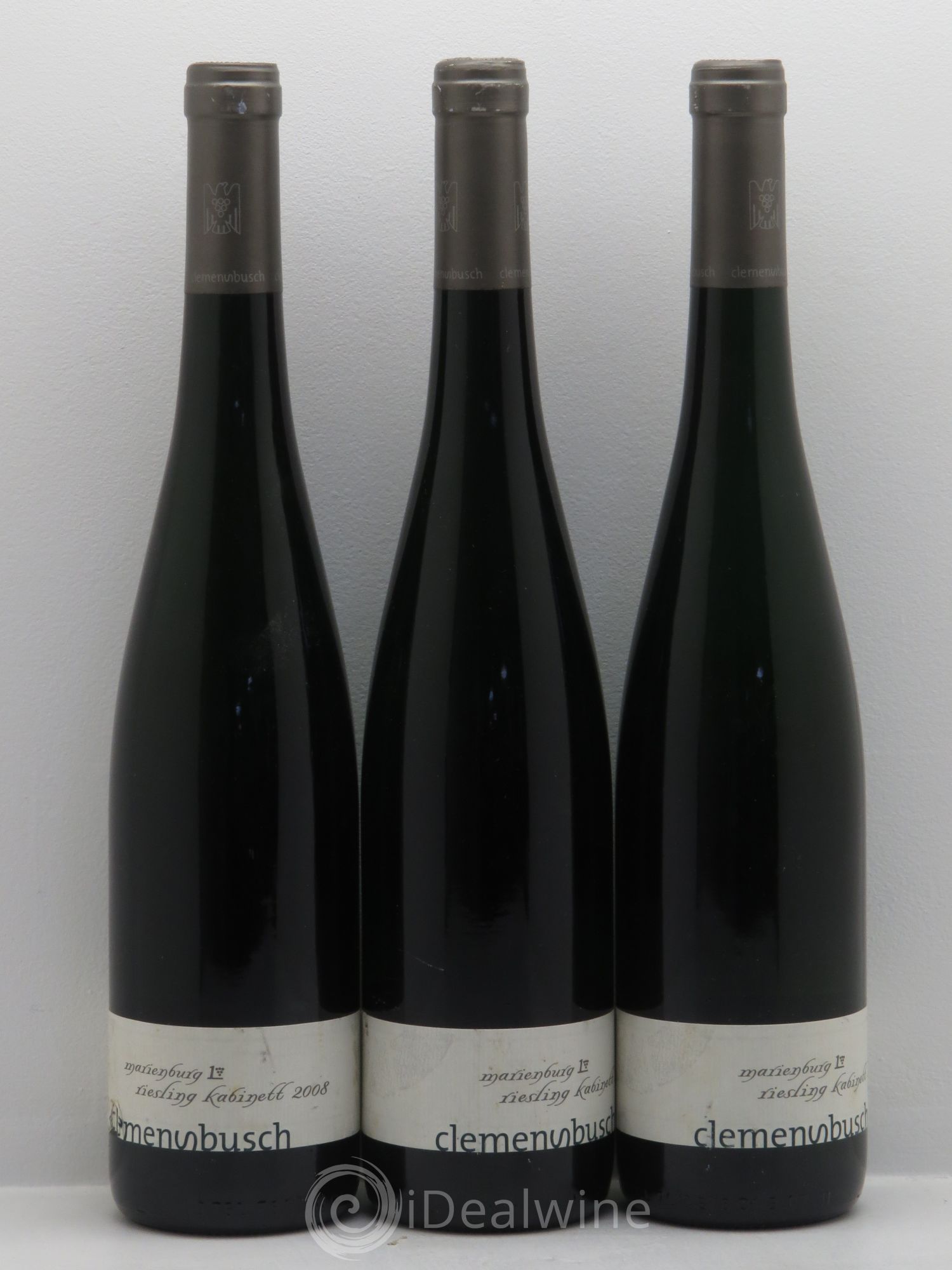 Riesling Mosel Pundericher Marineberg Riesling Kabinett Clemens Bush 2008 - Posten von 3 Flaschen - 0